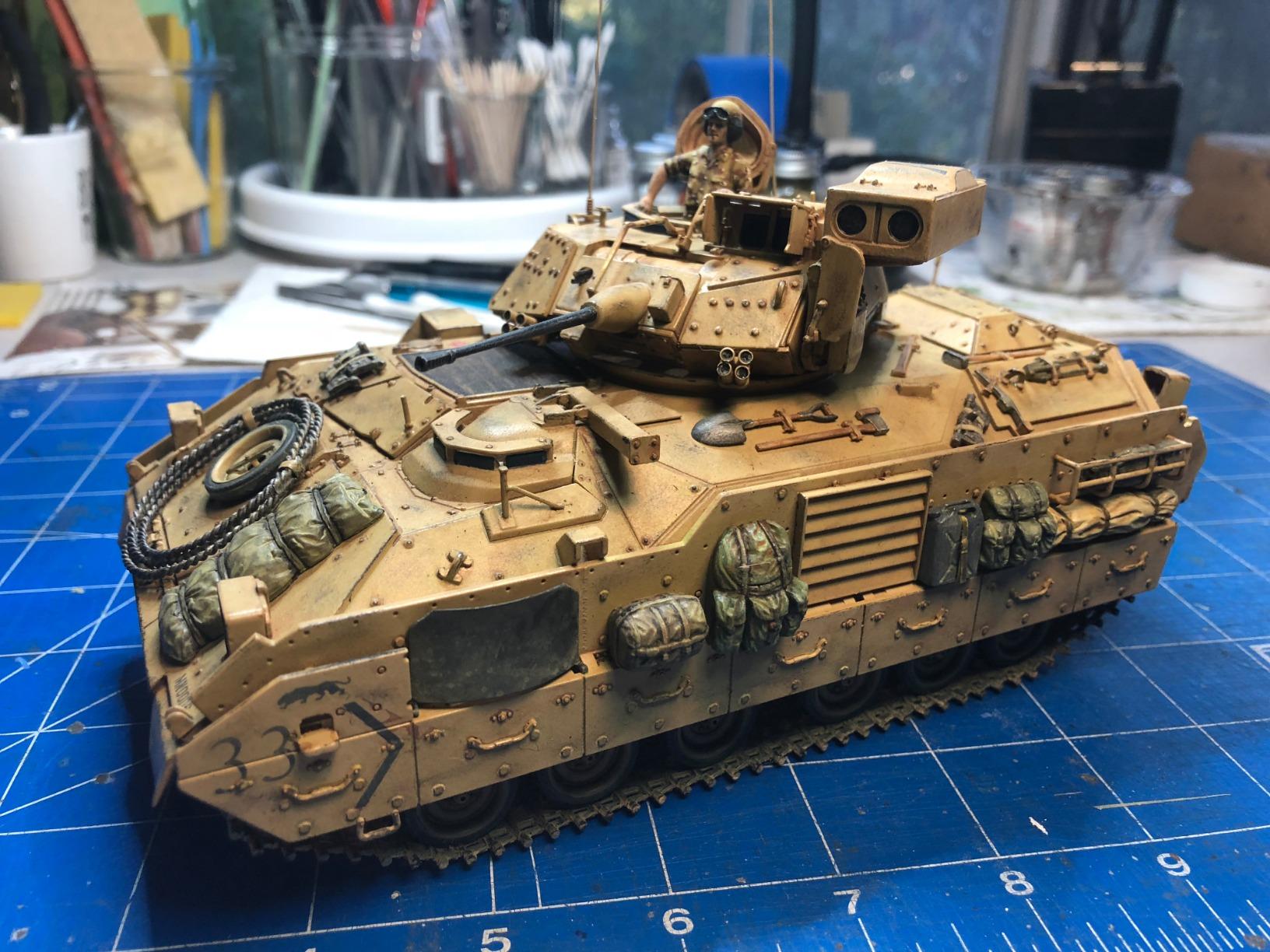 Academy 1/35 M2A2 Bradley Iraq 2003 Tank Plastic Model Kit #13205 customer photo 1