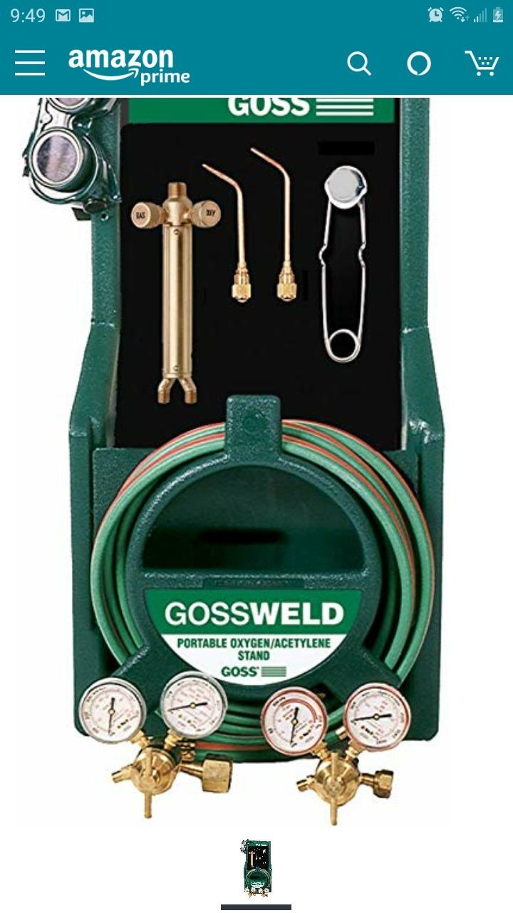 XtremepowerUS Oxygen & Acetylene Welding Brazing Cutting Torch Kit Gas with 3 Nozzle 11.5 ft Hose Gauge Regulator Set CGA 540 Goggles Carrying Case customer photo 2