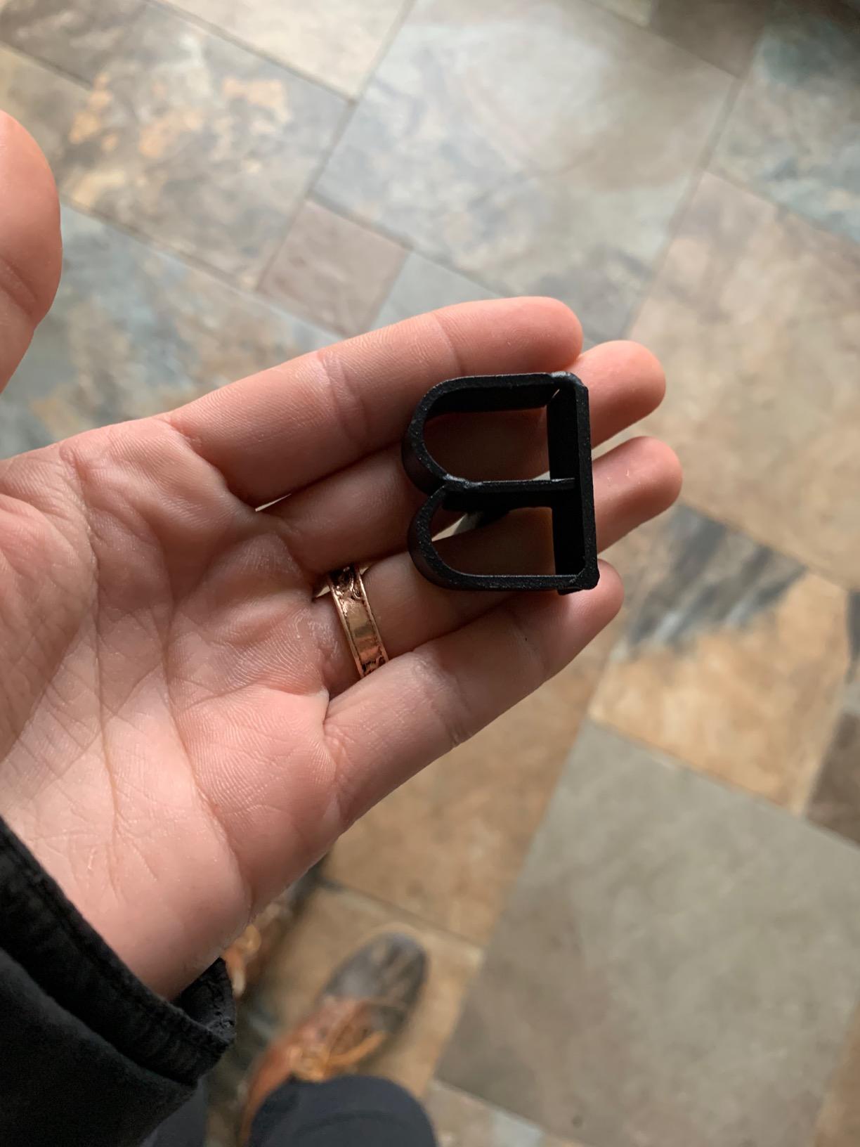 Personalized Branding Iron for Wood & Steaks | Custom Grilling Gift for Men (B) customer photo 1