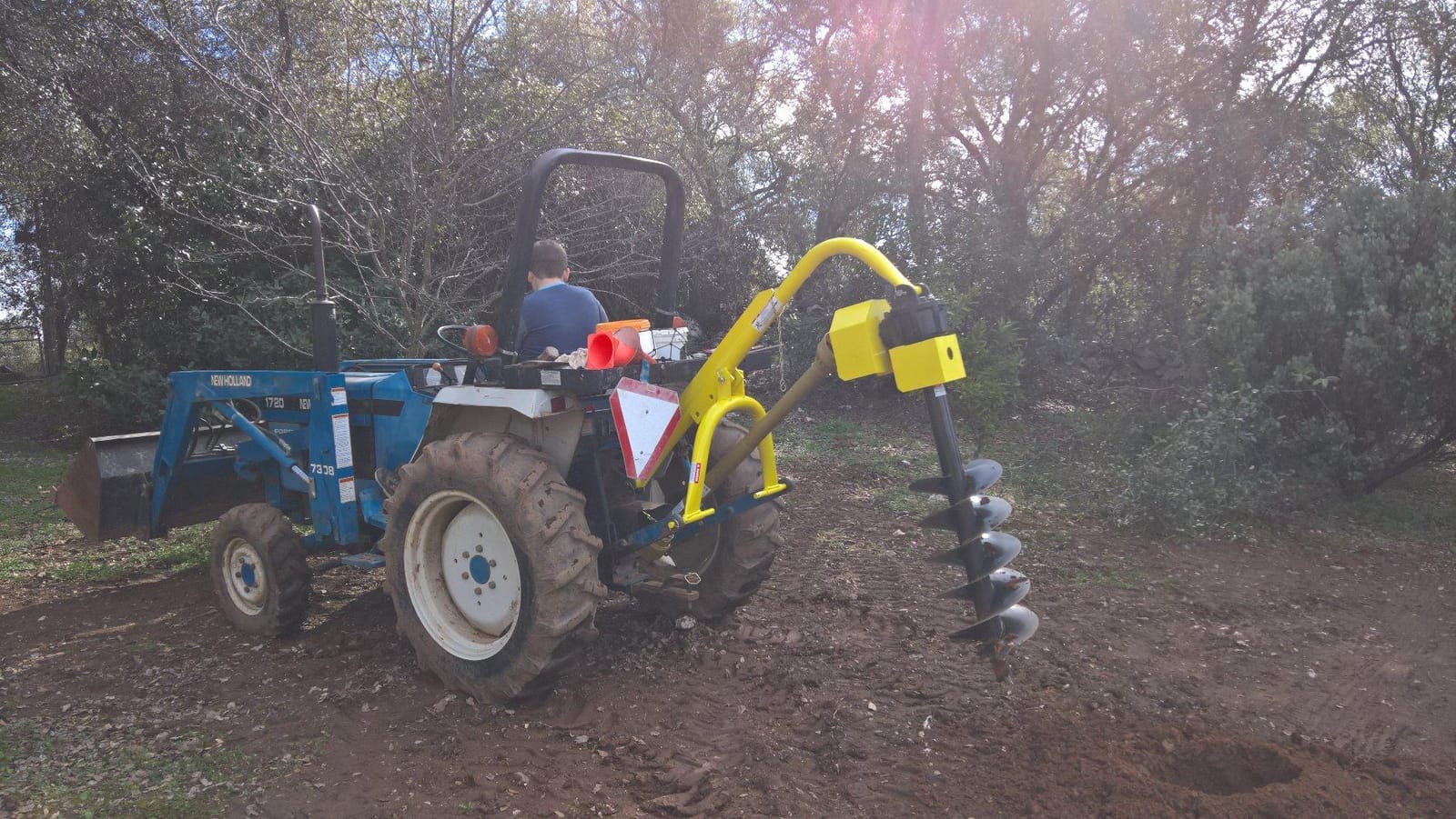 Titan Attachments 30 HP 3 Point Post Hole Digger with 12