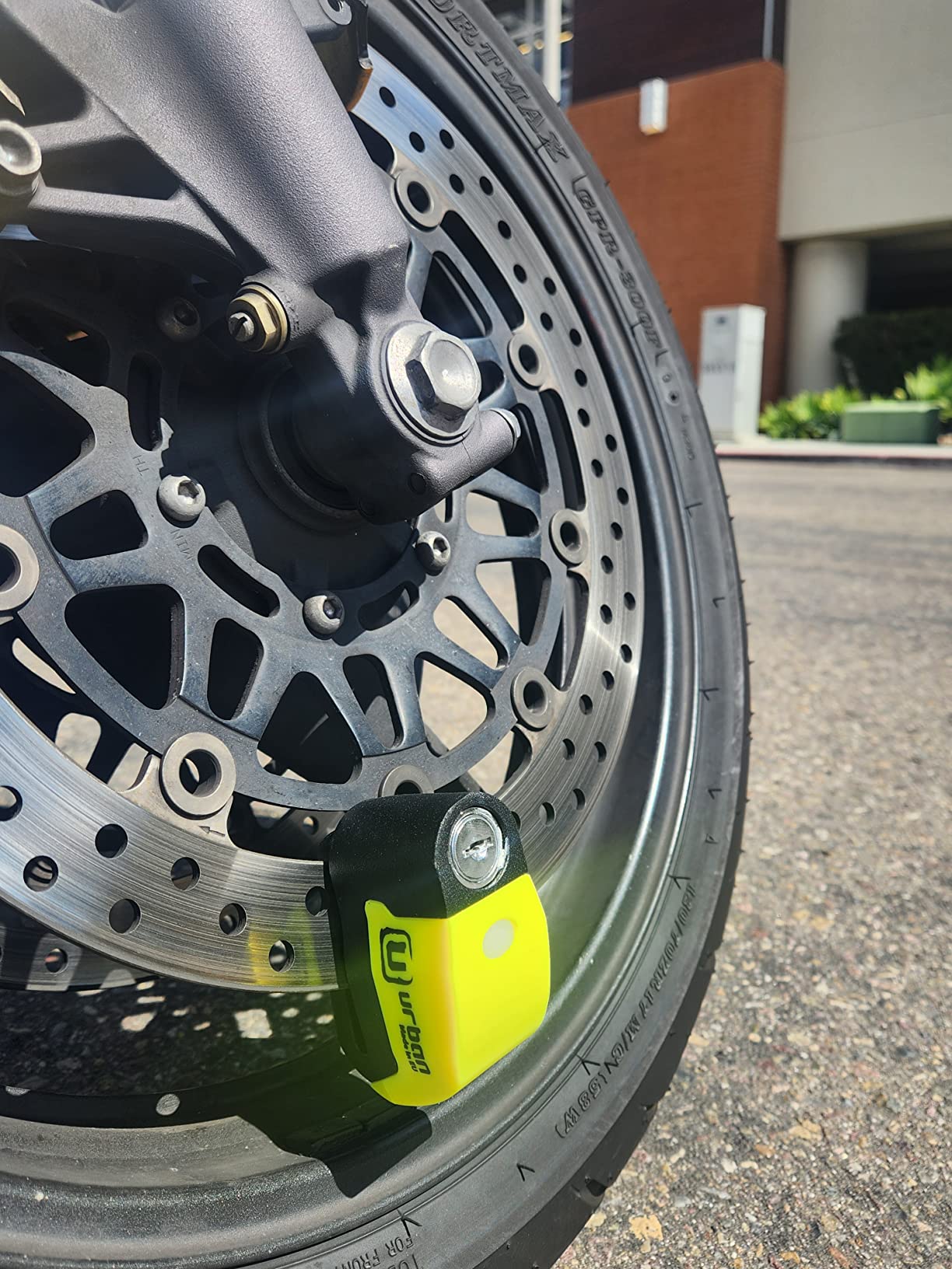 URBAN UR6 Hi-Tech Motorcycle Disc Lock with Smart Alarm | 120dB, LED, Warning, Truly Waterproof, Bike Anti Theft Wheel Brake Locks customer photo 1