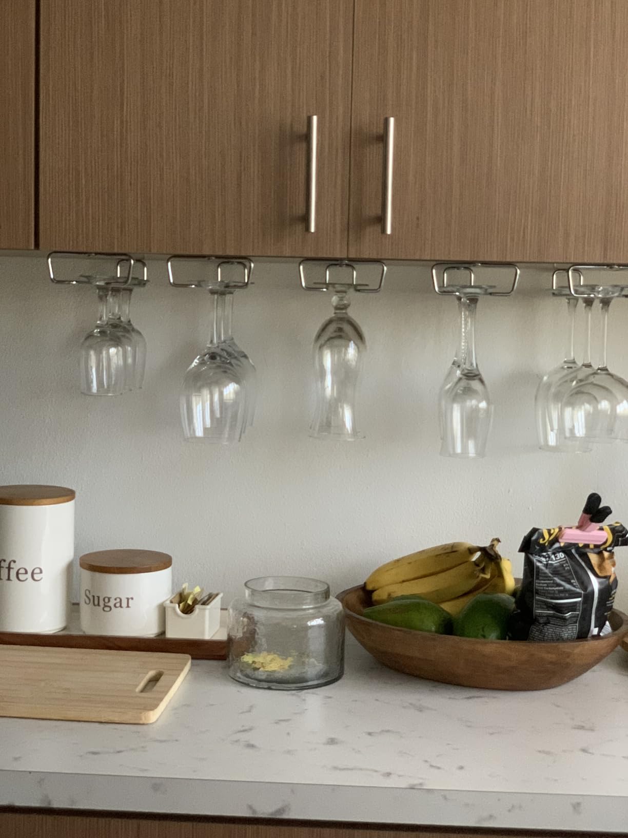 Deco Brothers 2PK Single Rail Wine Glass Stemware Rack Holder, Chrome customer photo 1
