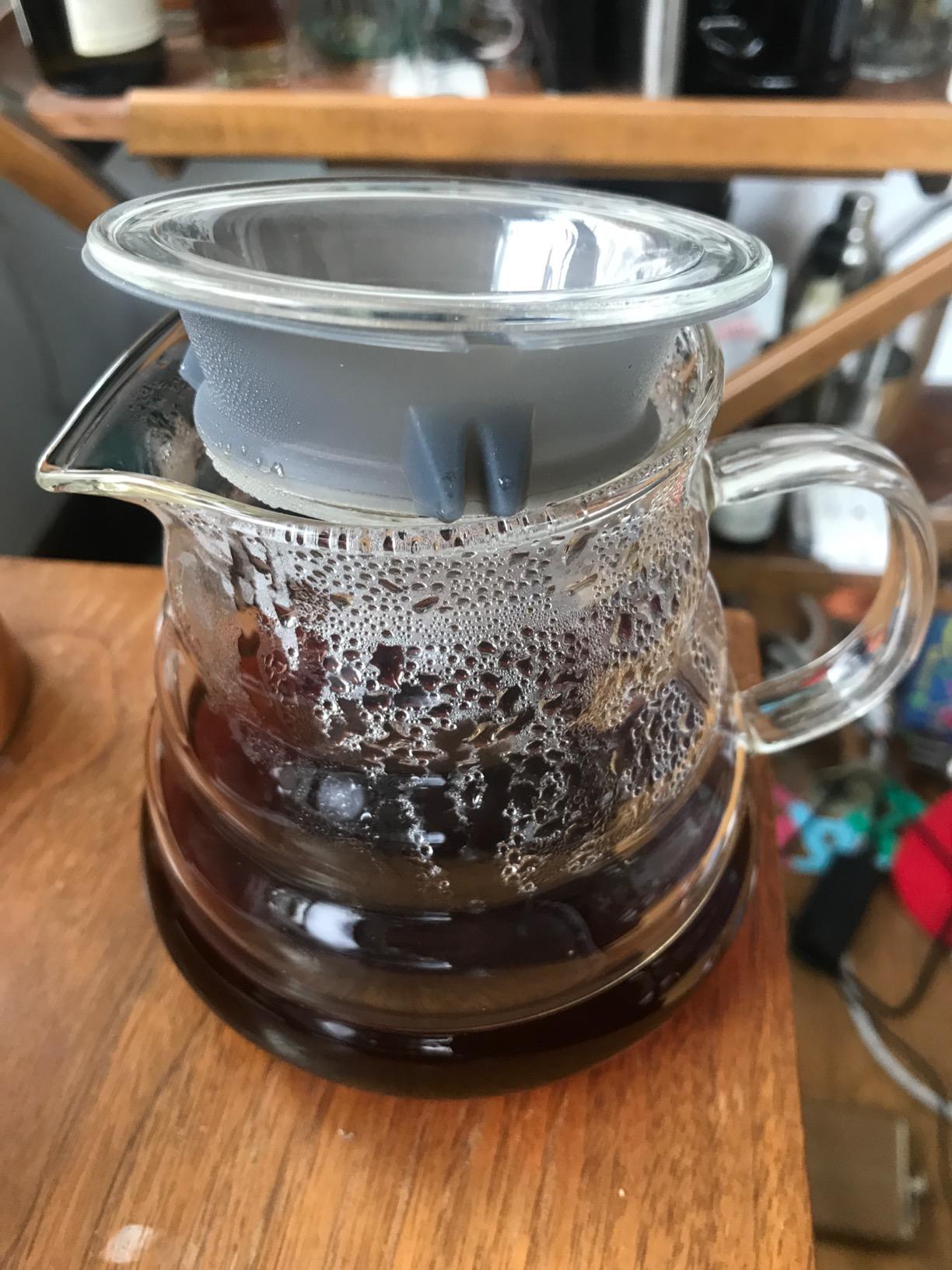 Hiware 600ml Coffee Server, Standard Glass Coffee Carafe, Coffee Pot, Clear customer photo 2