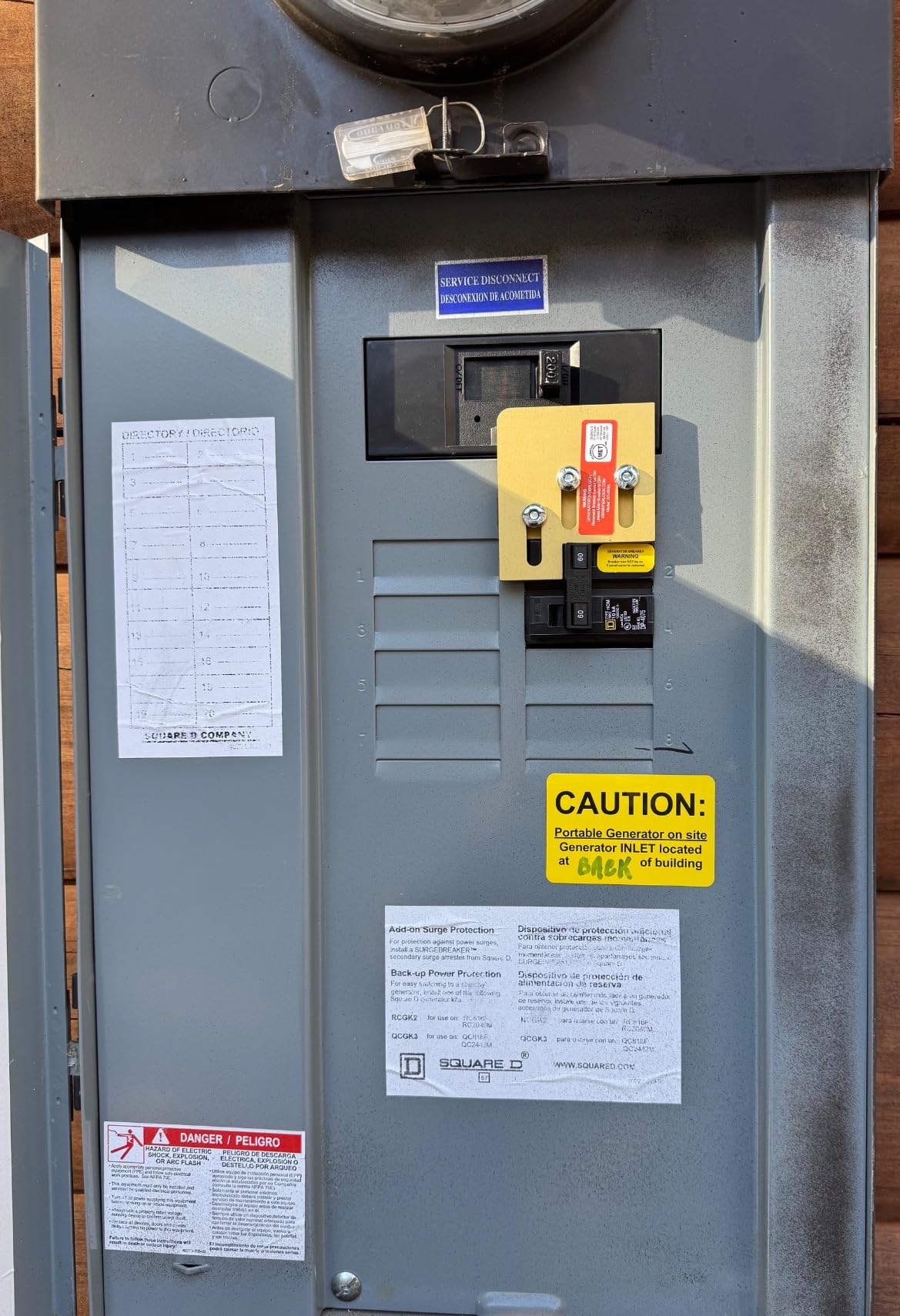 GenInterlock Generator Interlock Kit SD-200A for Square D QO & Homeline Indoor or Outdoor 150 or 200 Amp Panels customer photo 1