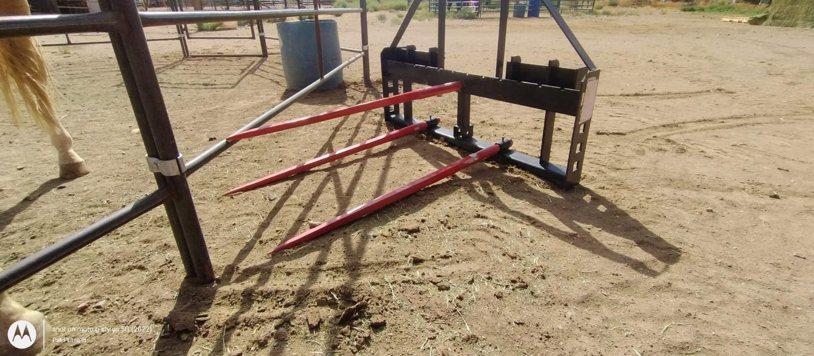 Titan Attachments Standard Series Skid Steer Pallet Fork Frame, 48 in | Quick Tach Connection Fits SSQA Loader Mounts for Fast Swaps. Rated 4,000 lb with a 2-inch Receiver Hitch for Towing customer photo 1