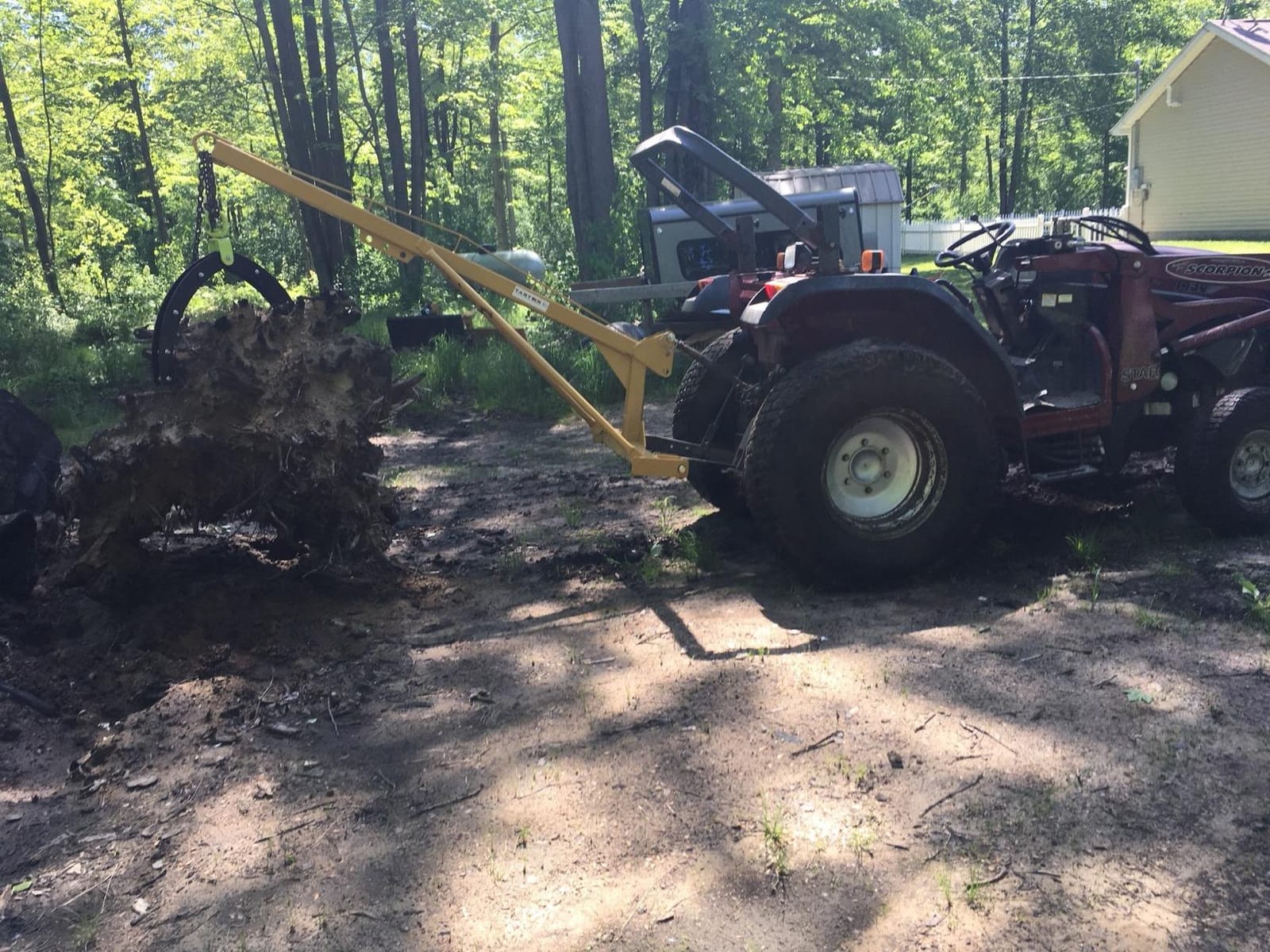 Timber Tuff TMW-54 22 Inch Forestry Logging Lifting & Dragging Mini Log Grapple customer photo 1