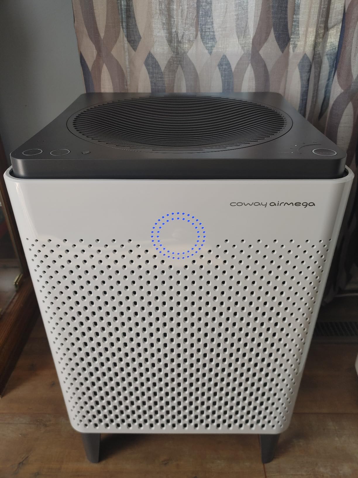 COWAY Air Purifier for Home Up to 3,120ft², Washable Pre-Filter and HEPA Filter for Smoke, Allergies, Pet Dander, Odor, AQI, Auto & Sleep Mode, Timer, 5yr Warranty, Airmega 400 White, AP-2015F customer photo 1