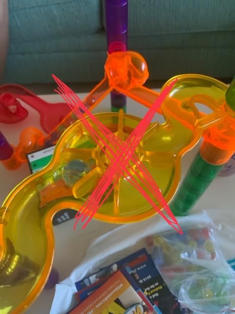 Marble Genius Marble Run Extreme Set, 300 Translucent Pieces, STEM Toy customer photo 2