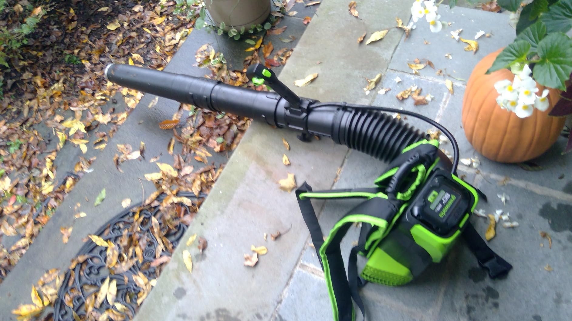 Greenworks 80V (180 MPH / 610 CFM / 75+ Compatible Tools) Cordless Brushless Backpack Blower, 2.5Ah Battery and Rapid Charger Included customer photo 1
