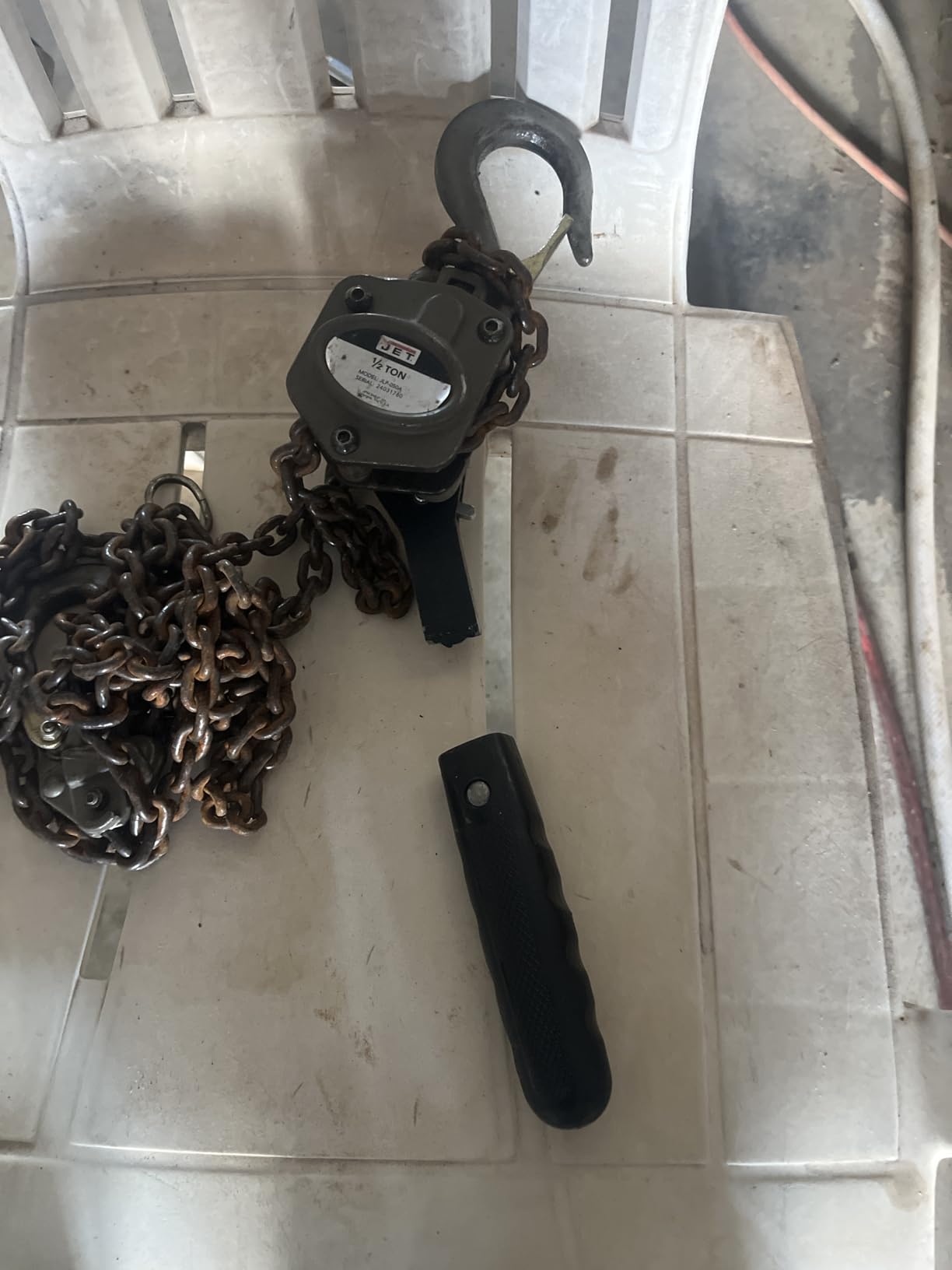 JET 1/2-Ton Mini-Puller Lever Hoist, 10' Lift (Model JLP-050A-10) customer photo 1