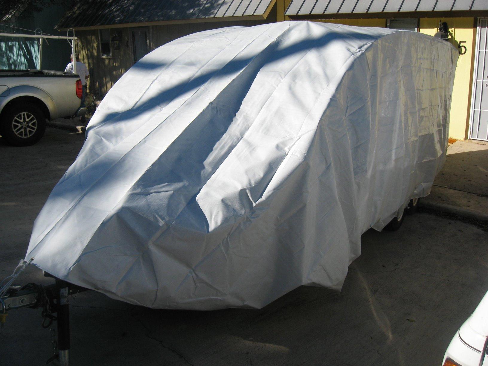 Watershed Innovations HydraTarp 20 Ft. X 30 Ft. Super Heavy Duty Waterproof Tarp - 16mil Thick - White/Brown Reversible Tarp customer photo 1
