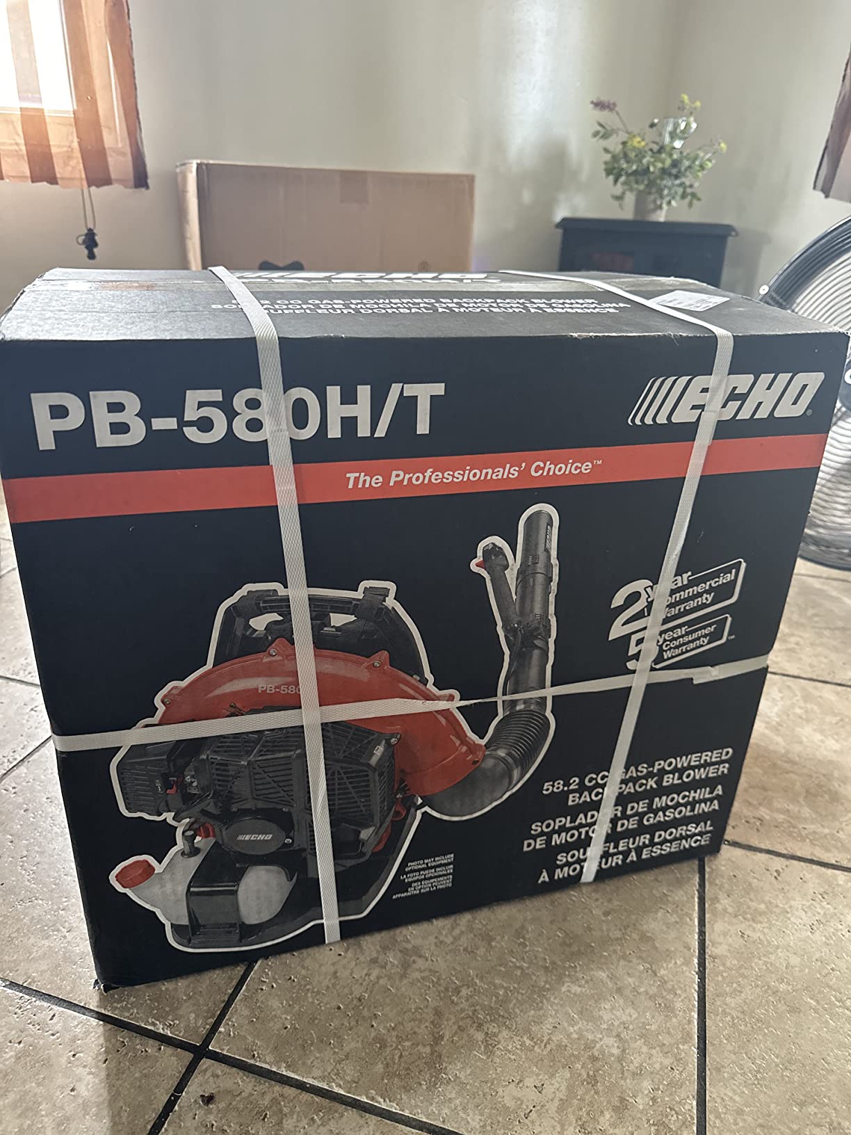 Echo PB-580T 58.2cc Backpack Blower with Tube-Mounted Throttle, 510 CFM customer photo 2
