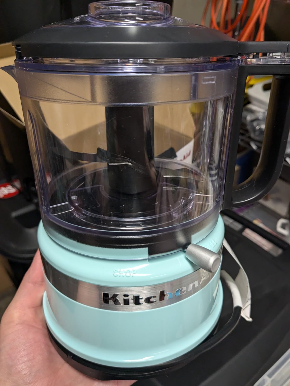 KitchenAid 3.5 Cup Food Chopper, KFC3516IC, Ice Blue | Dishwasher-safe Work Bowl, Stainless Steel Multi-Purpose Blade, 2 Speeds Plus Pulse, Easy Cord Wrap customer photo 1