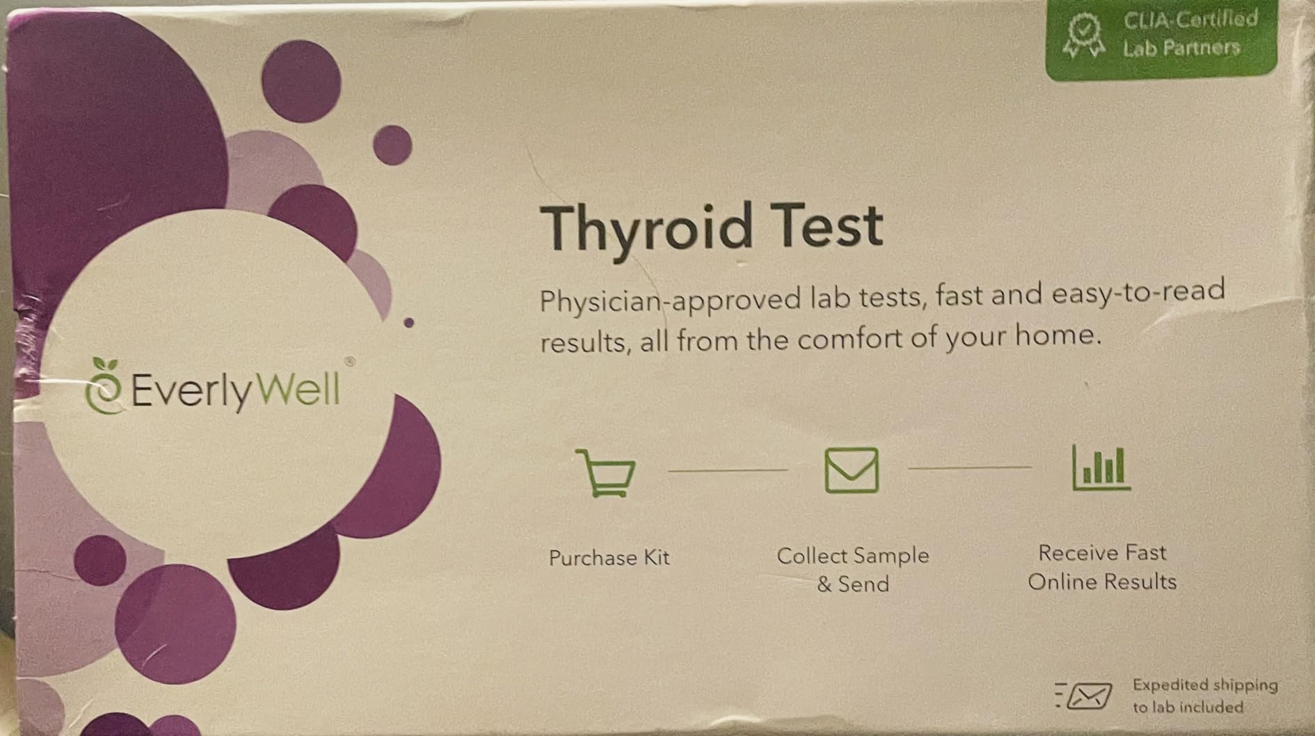 Everlywell At-Home Thyroid Test Collection Kit for Women and Men, Get Accurate Results at Home from a CLIA-Certified Lab Within Days, for Ages 18 Plus customer photo 2