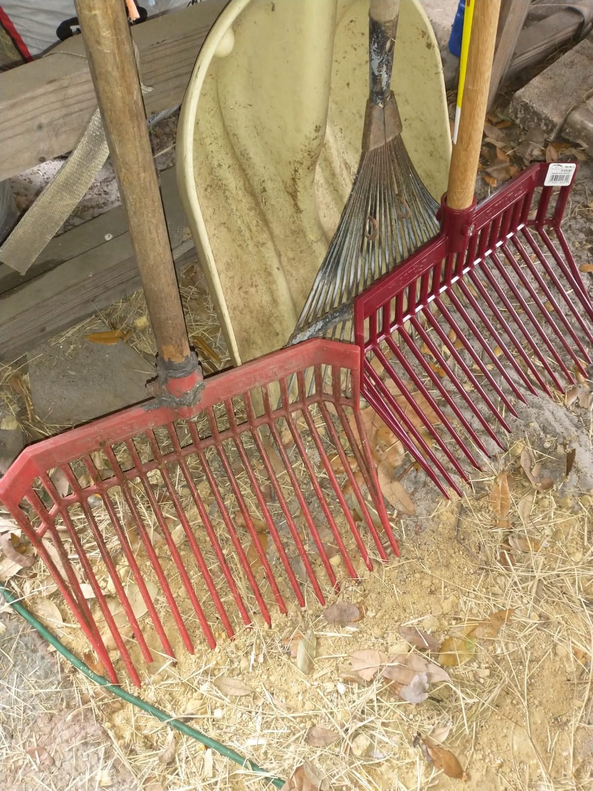 Little Giant DuraFork Bedding Fork Stables Farm Ranch Manure Barns 3 Count Horse | Plastic Gardening & Agricultural Forks for Farming Mulch, Manure, and Soil customer photo 1