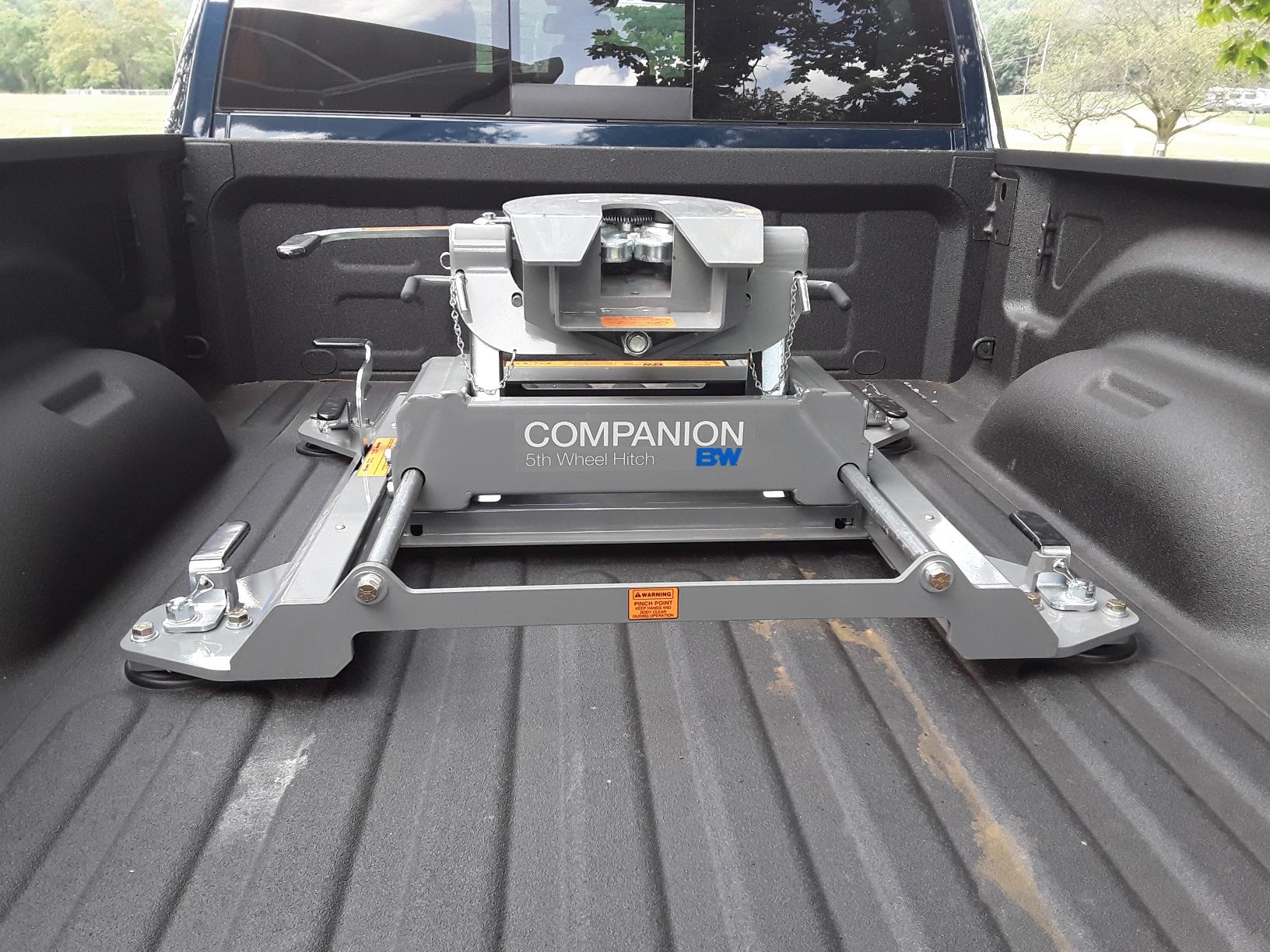 B&W Trailer Hitches Companion OEM Slider Fifth Wheel Hitch - Compatible with Ram OEM Puck System - RVK3670 customer photo 2