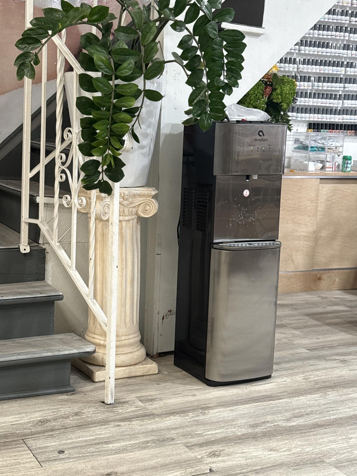 Avalon Self Cleaning Bottleless Water Cooler Water Dispenser - 3 Temperature Settings - Hot, Cold & Room Water, Durable Stainless Steel Cabinet, NSF Certified Filter- UL Listed customer photo 2