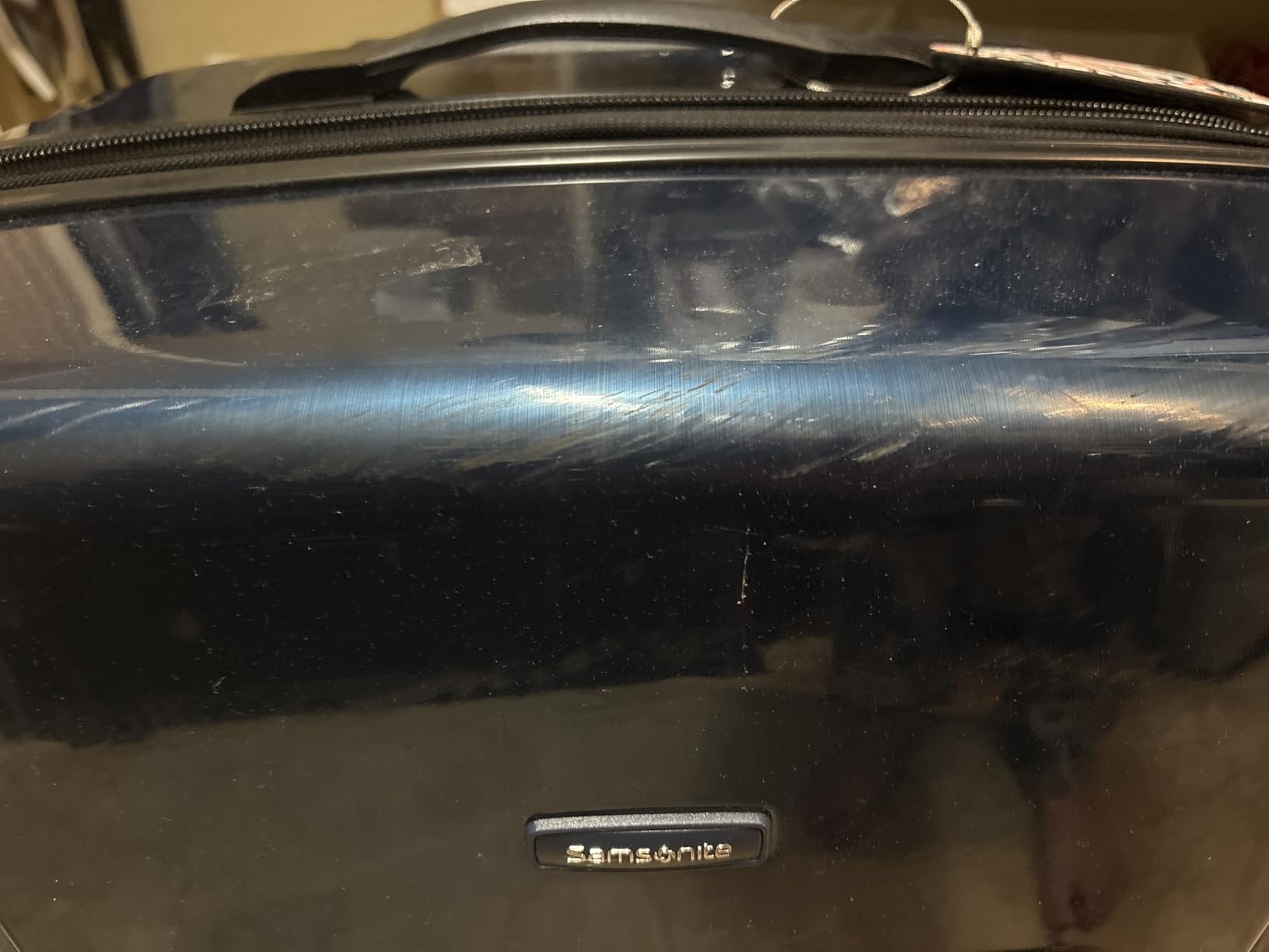 Winfield 2 Hardside Expandable Luggage with Spinner Wheels, Brushed Anthracite, Checked-Large 28-Inch customer photo 1