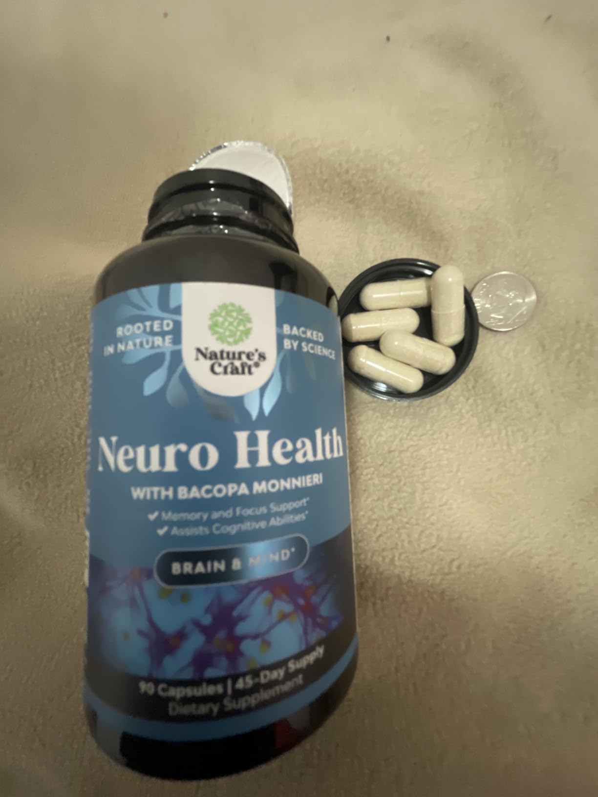 Neuro Health Brain Supplements for Memory and Focus - Nootropic Pills 90ct | Nootropics brain health supplement to support memory, focus, brain fog, mental clarity & healthy focus for adults customer photo 2