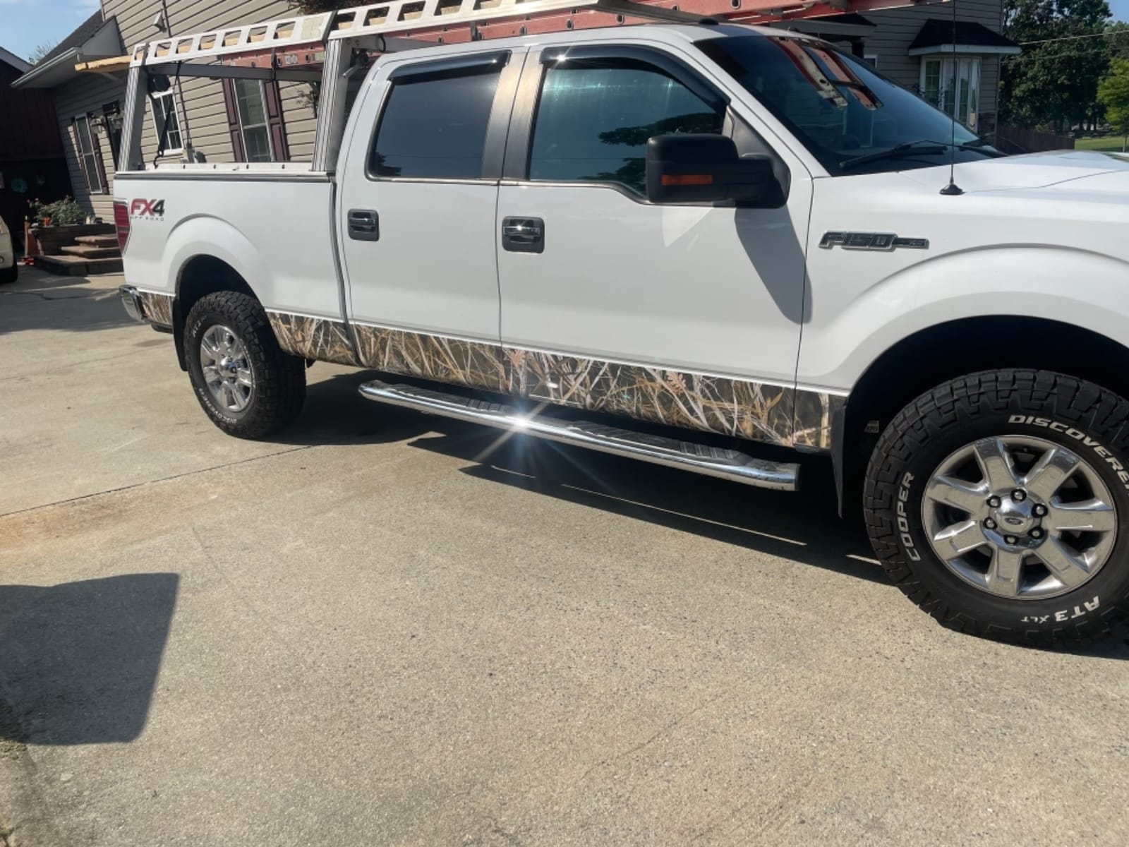 Camo Tall Grass Rocker Panel Graphic Decal Wrap Kit for Truck SUV (12 inch x 30 Foot, Matte) customer photo 1