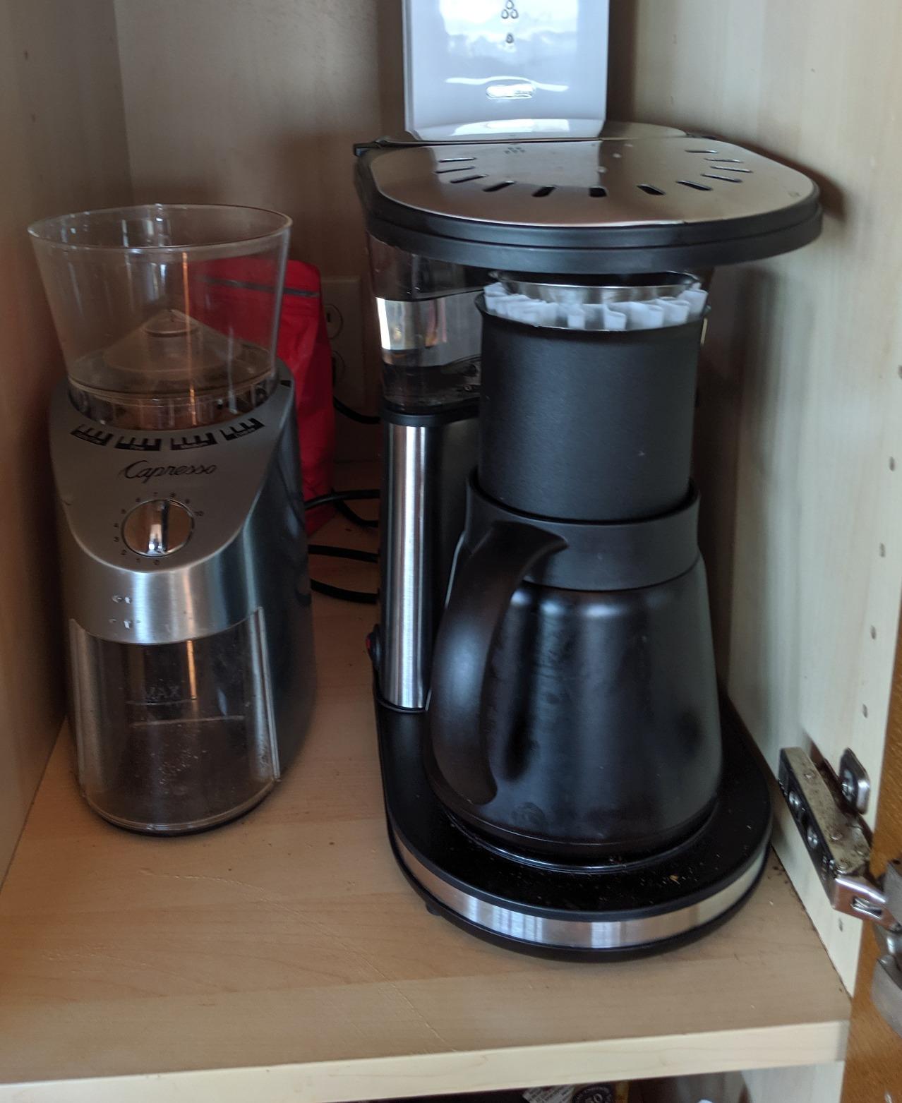 Fellow Stagg [XF] Plastic Free Pour-Over Coffee Maker Set, 1-2 Servings | Stainless Steel Dripper, Twenty Ounce Double Wall Glass Carafe, 30 Filters, Ratio Aid for Easy Dosing, Matte Black customer photo 1