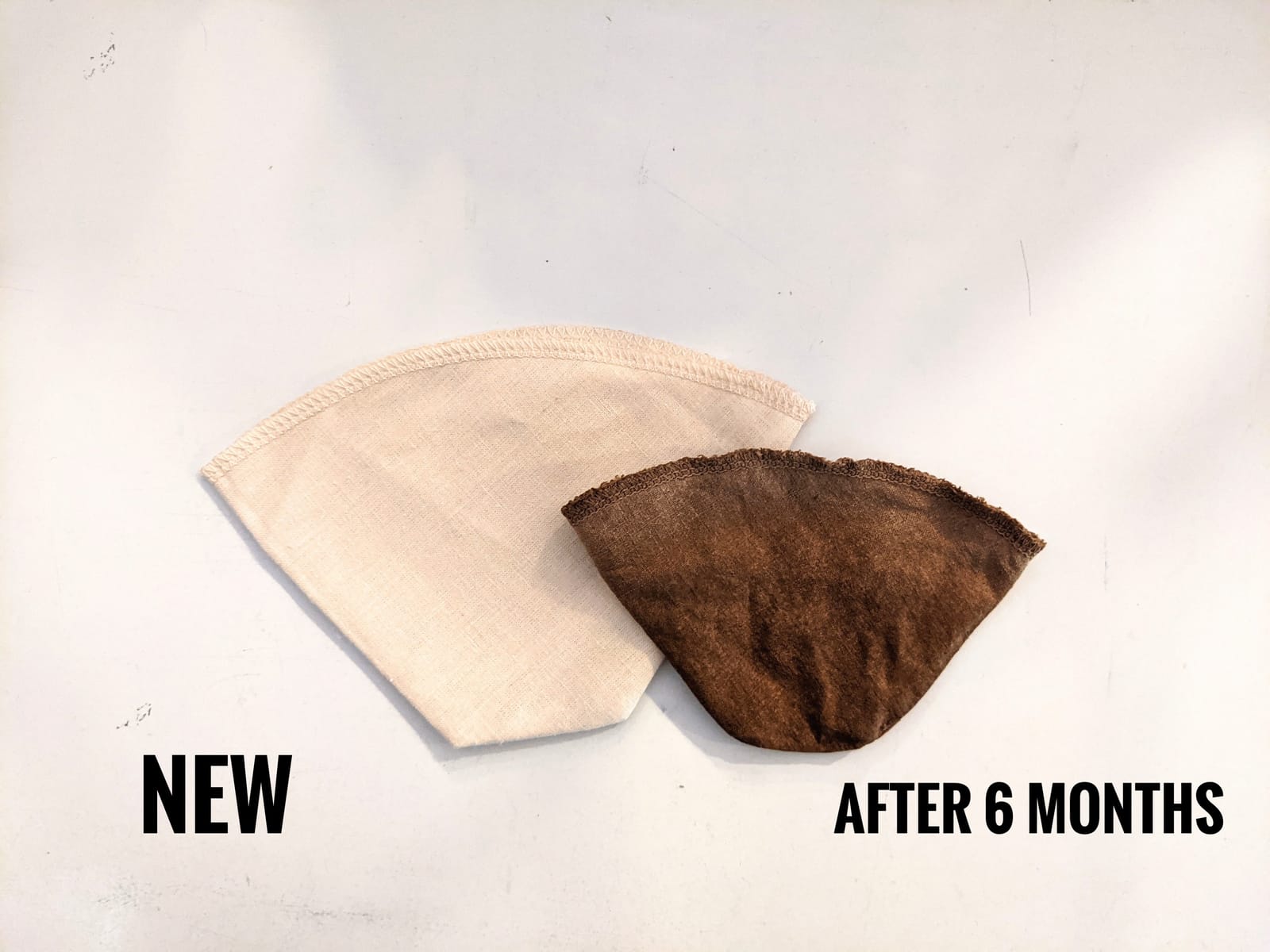 Pour Over Reusable Cloth Coffee Filter - Made in Canada of Hemp and Organic Cotton - Zero Waste, Eco-Friendly. customer photo 2