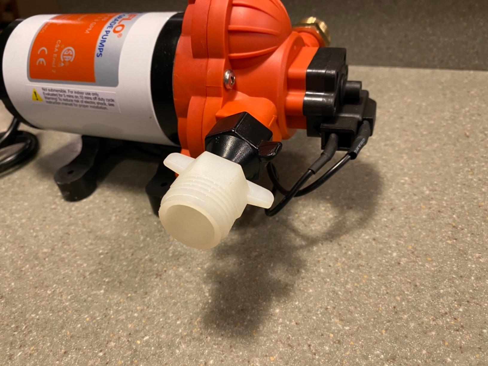 SEAFLO 33 Series 110V/115V AC Fresh Water Pump, 3.3 GPM 45 PSI Self-Priming Pressure Pump with Smart Pressure Switch, Automatic Demand Pump for RV, Caravan Marine Boat Industrial Use, 4-Year Warranty customer photo 2