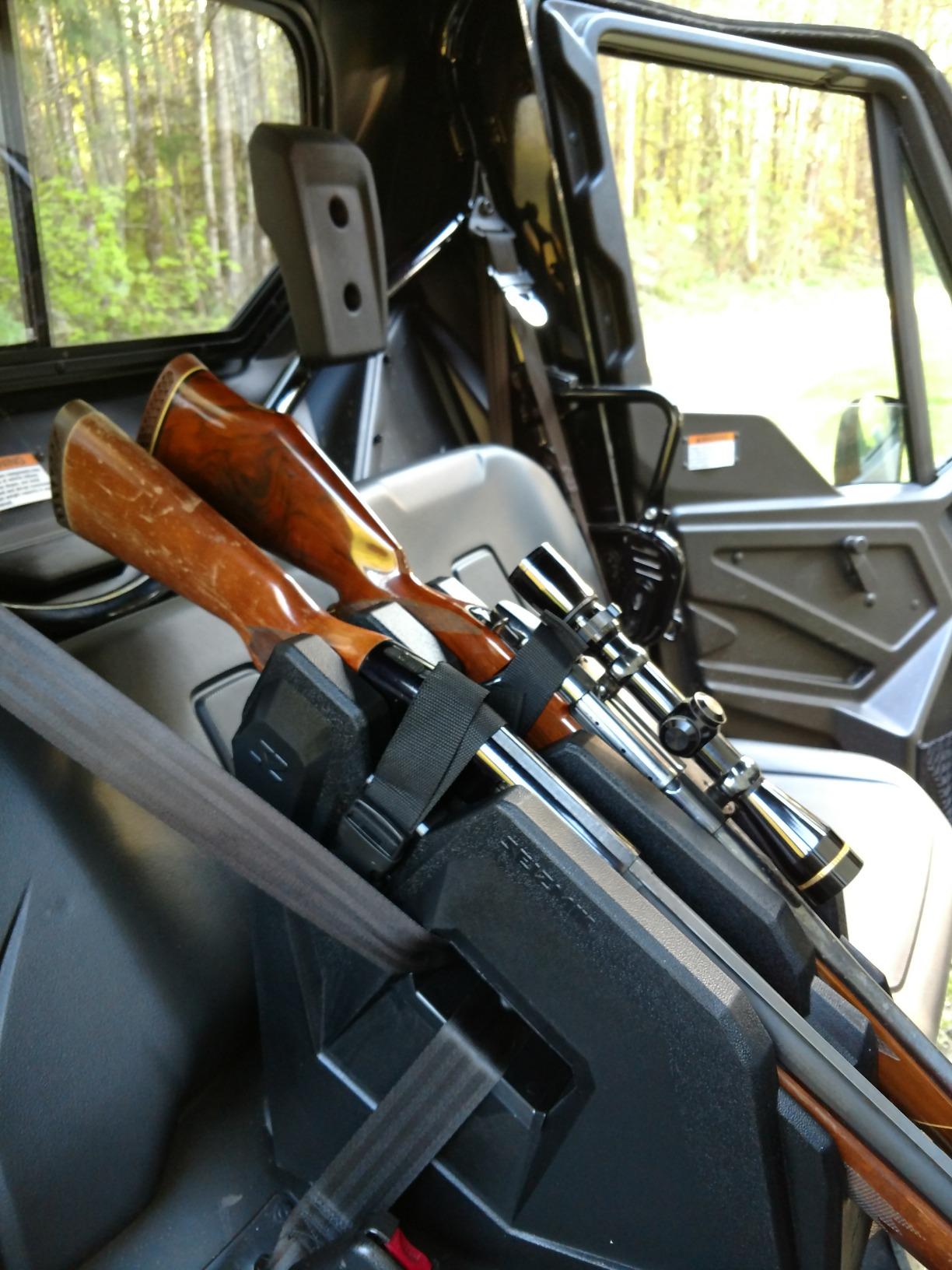 Seizmik ICOS UTV Gun Holder | Universal In Cab On Seat Gun Mount | Holds Two Firearms customer photo 2