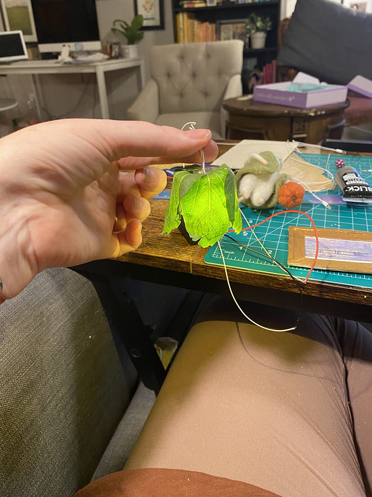 Flever DIY House Accessory for Dollhouse Miniature - 3 PCS AA Battery Packs with 6 PCS LED Light Wires customer photo 1