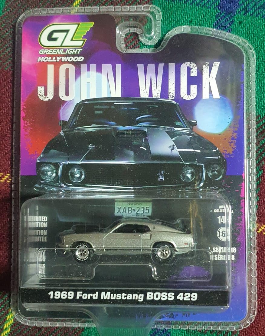 Greenlight 1/64 Hollywood Series 18 John Wick 1969 Ford Mustang Boss 429 Die Cast Vehicle customer photo 2