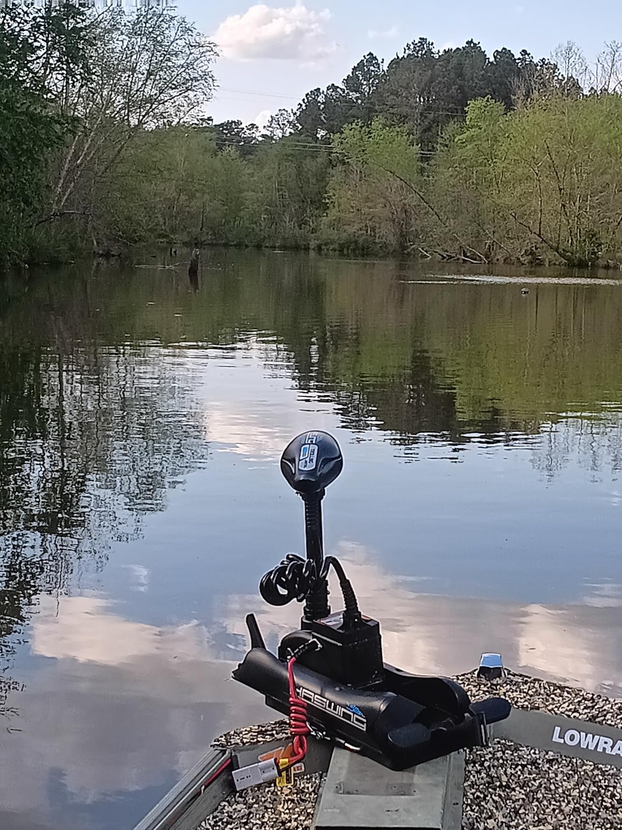 Haswing Bow Mount Trolling Motor 55lbs 48in with Remote, Quick Release customer photo 1
