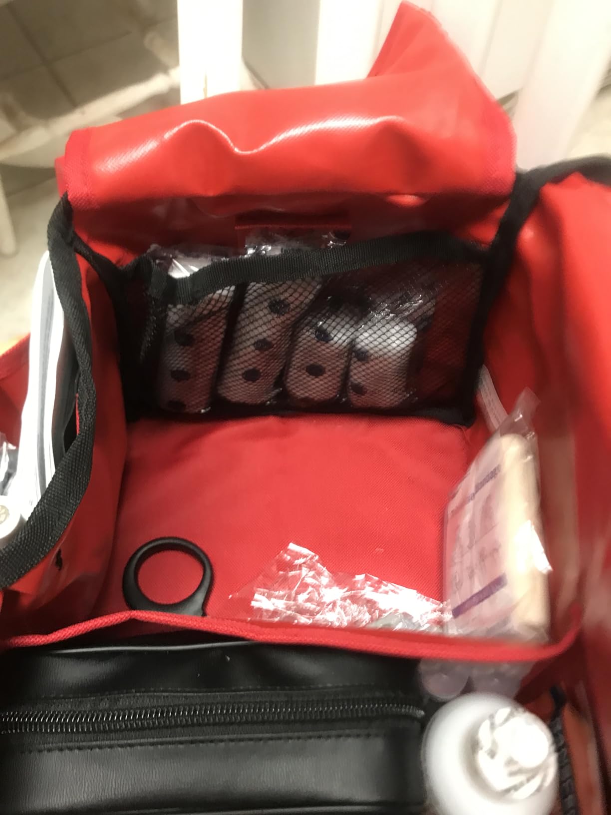MFASCO Complete Emergency Response First Aid Kit Trauma Bag - 415 Piece Fully Stocked Supplies for Disaster Preparedness | for Business, Schools, Organizations, Groups, Home Safety (Reflective - Red) customer photo 2