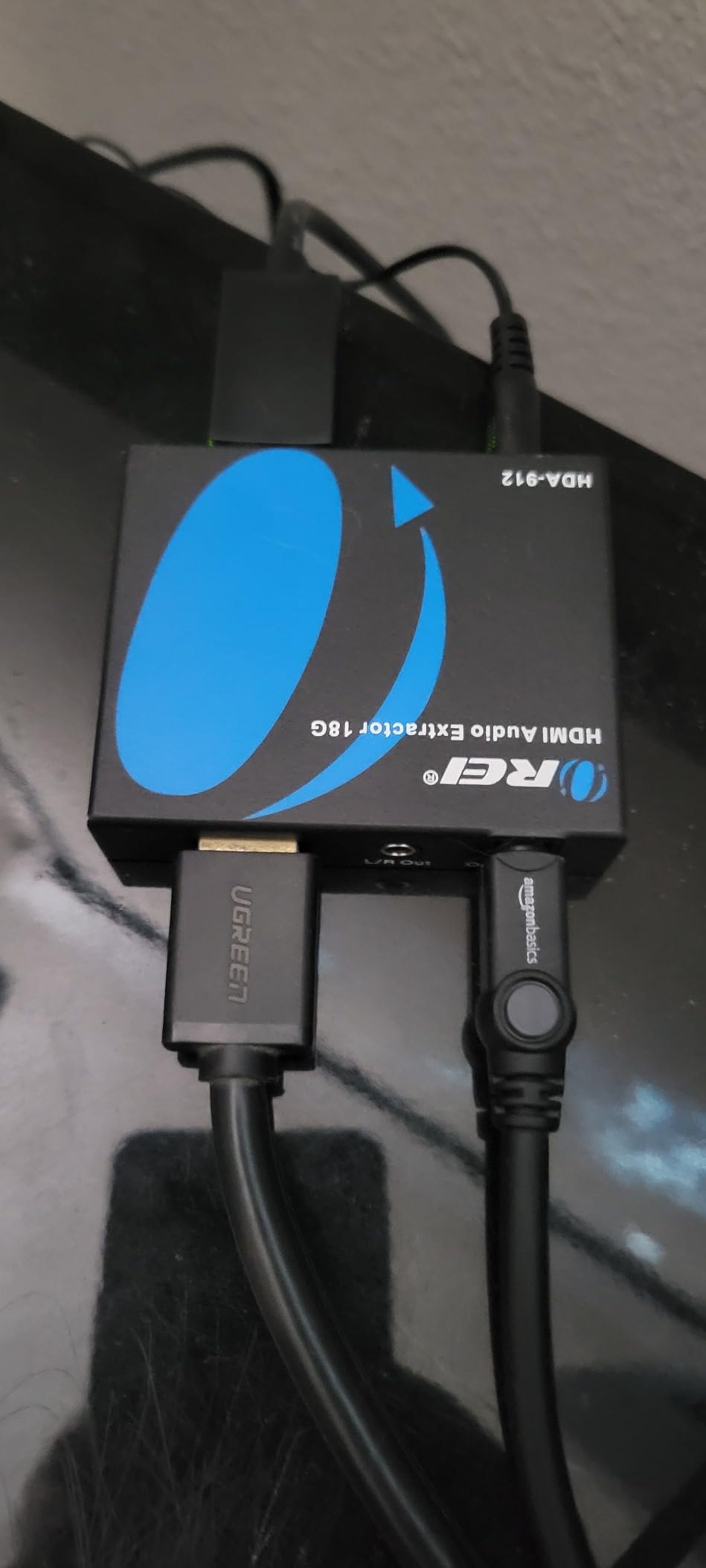 OREI 4K@60Hz HDMI Audio Converter Extractor - SPDIF & 3.5mm Output, HDCP 2.2, Dolby Digital/DTS Passthrough, HDR10, Dolby Vision, CEC customer photo 2