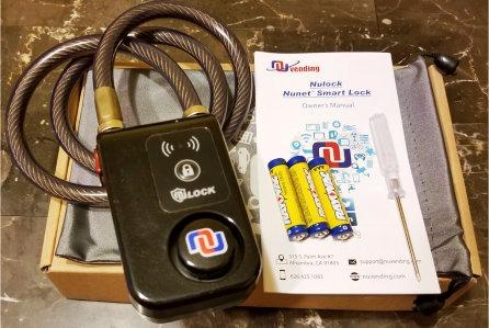 NUNET Bluetooth Bike Lock, NULOCK Anti-Theft Waterproof 71in Steel Cable, Keyless APP Controlled, 110db Alarm, for Bicycle, Scooter, Motorcycle customer photo 1