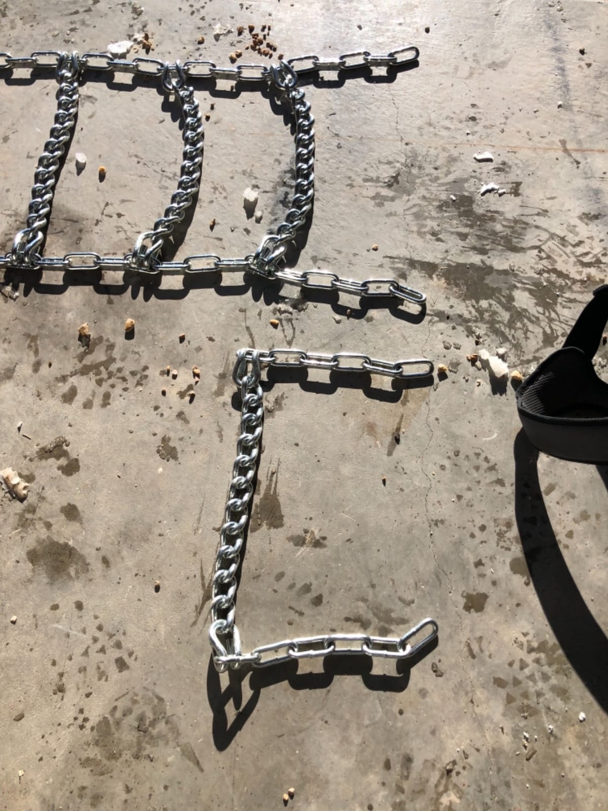 TireChain.com 12-16.5 4 Link Ladder Tractor Tire Chains - 3/8 Heavy Duty Road Chains for Farm Tractor Tires, Set of 2 customer photo 2
