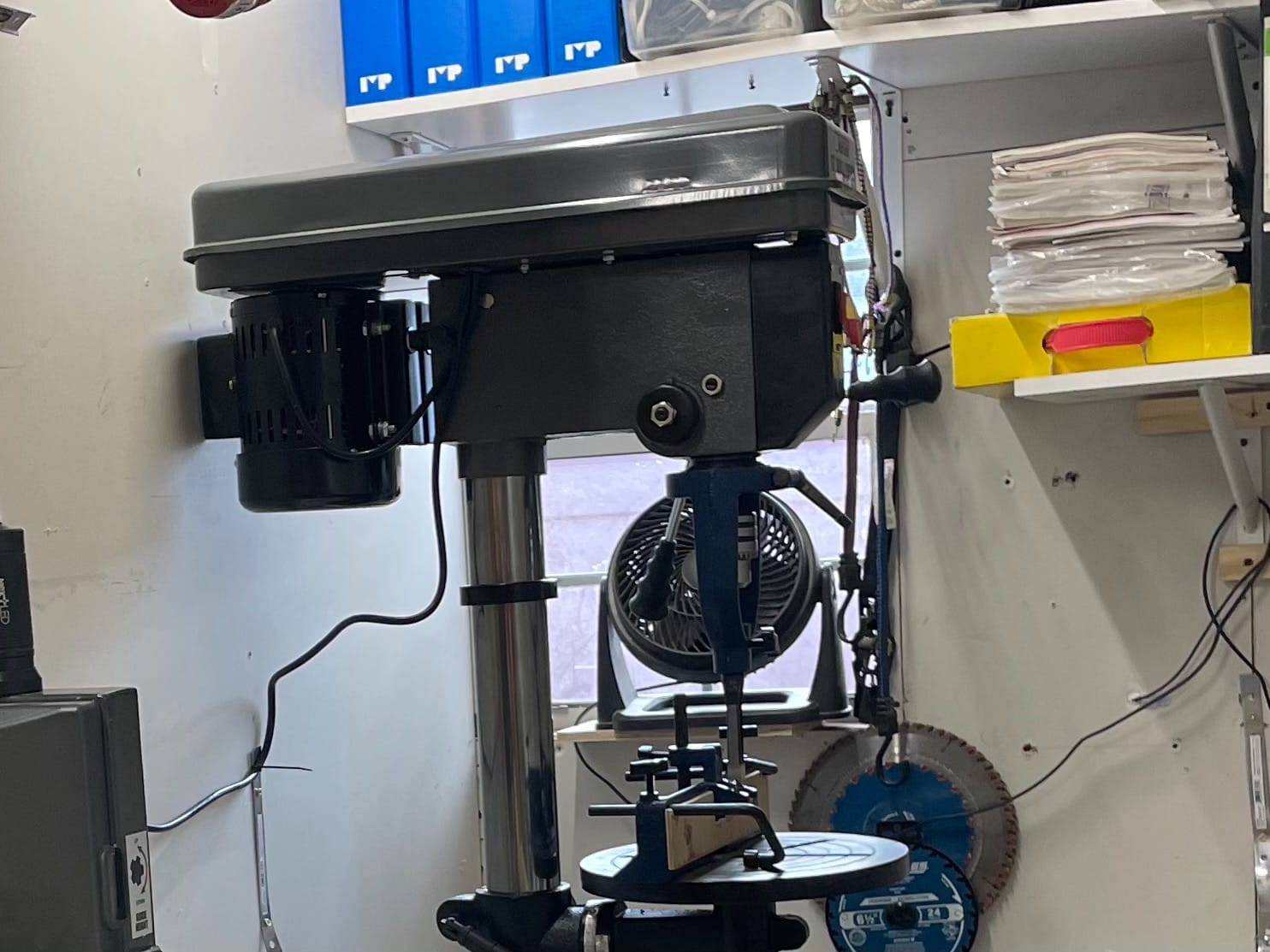 Rikon Morticing Attachment with Chisels Fits 13 in. 17 in. 20 in. 34 in. Drill Presses customer photo 1