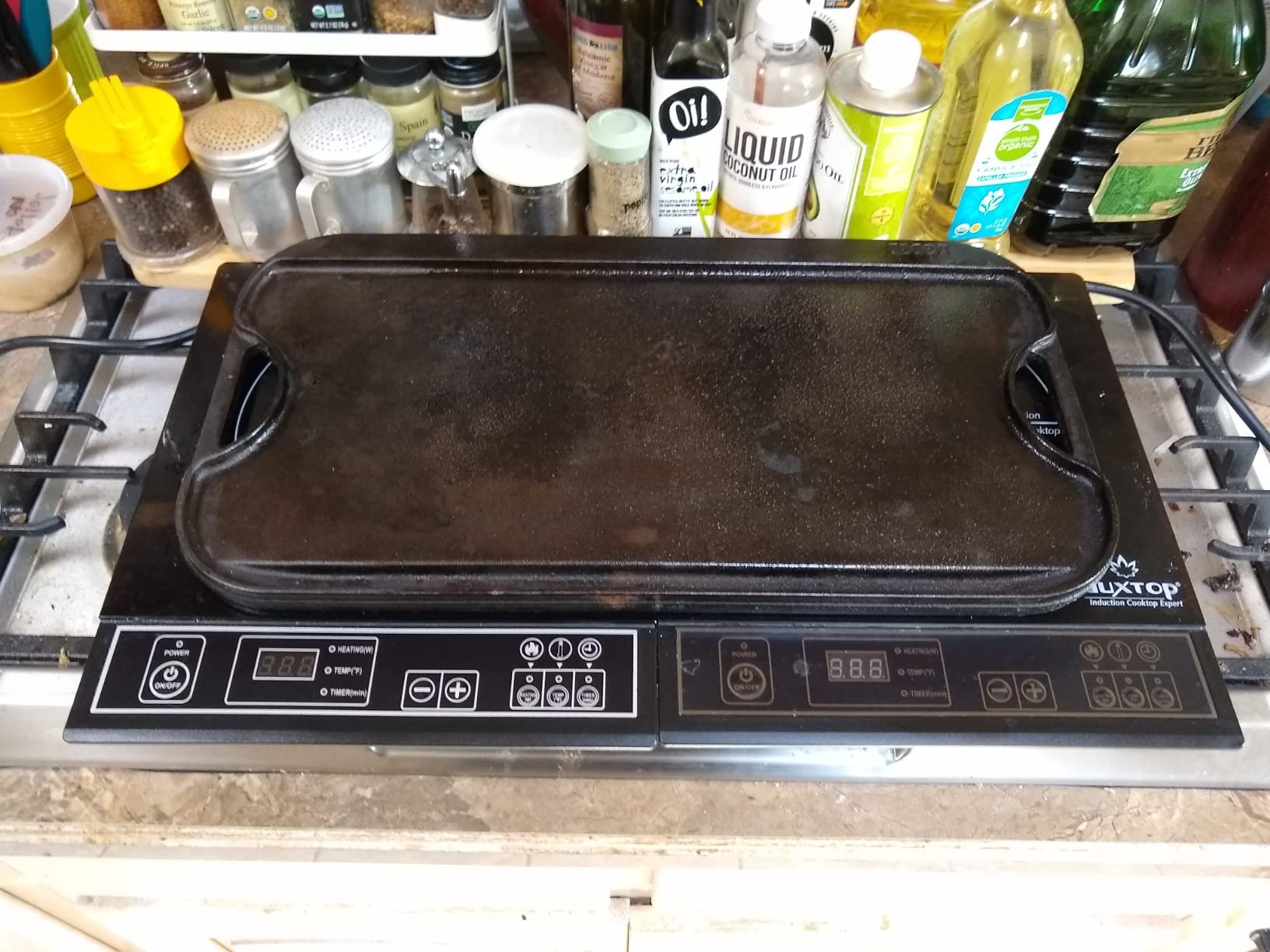 Duxtop 1800W Portable Induction Cooktop Countertop Burner, Silver 8120MC/BT-180G3 customer photo 2