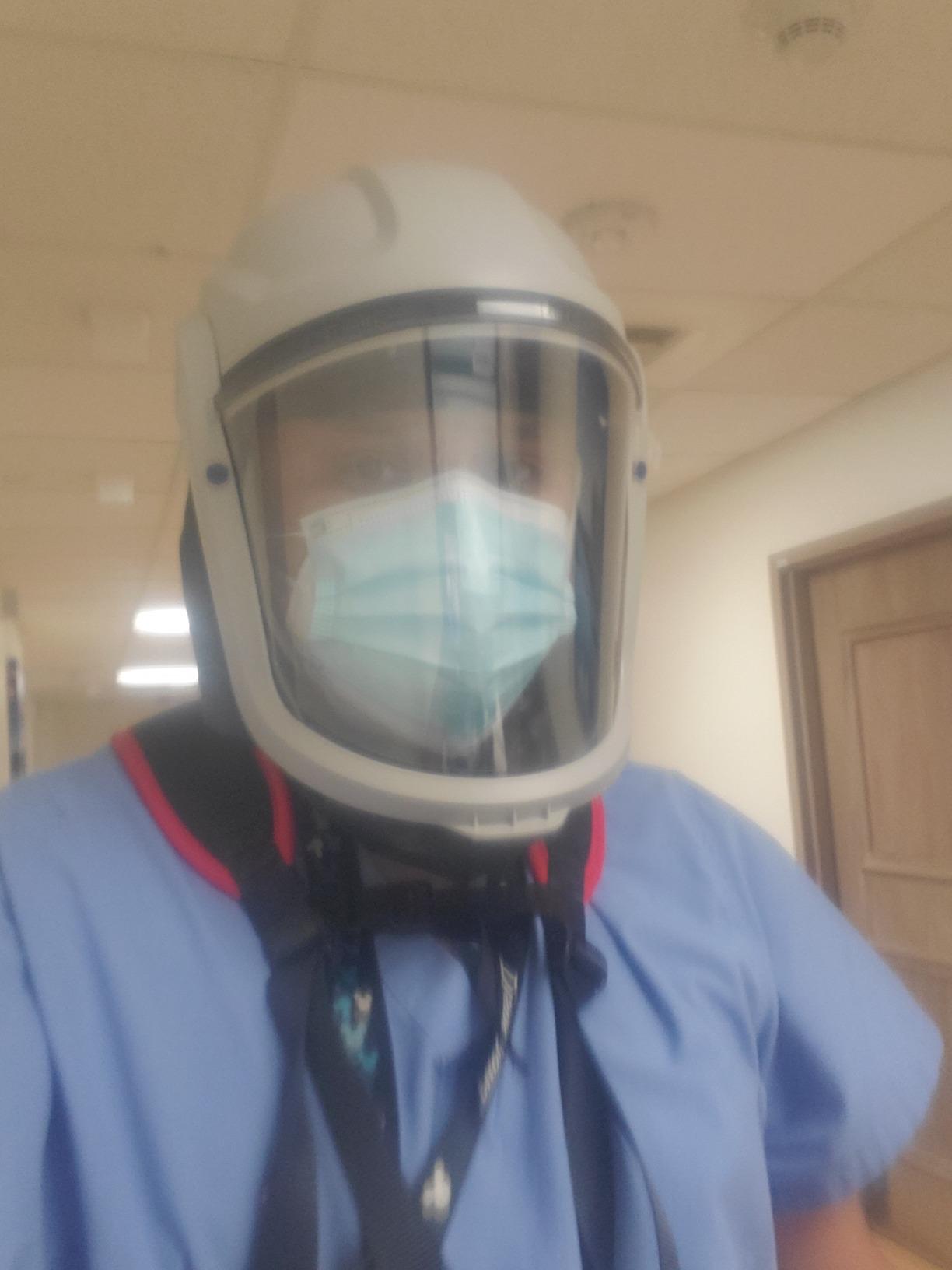 3M PAPR Respirator, Versaflo Powered Air Purifying Respirator Kit, TR-300N+ ECK, Healthcare, Hood Assembly, Easy to Clean and Maintain, All-in-One Respiratory Protection for Particulates, NIOSH Approved customer photo 2