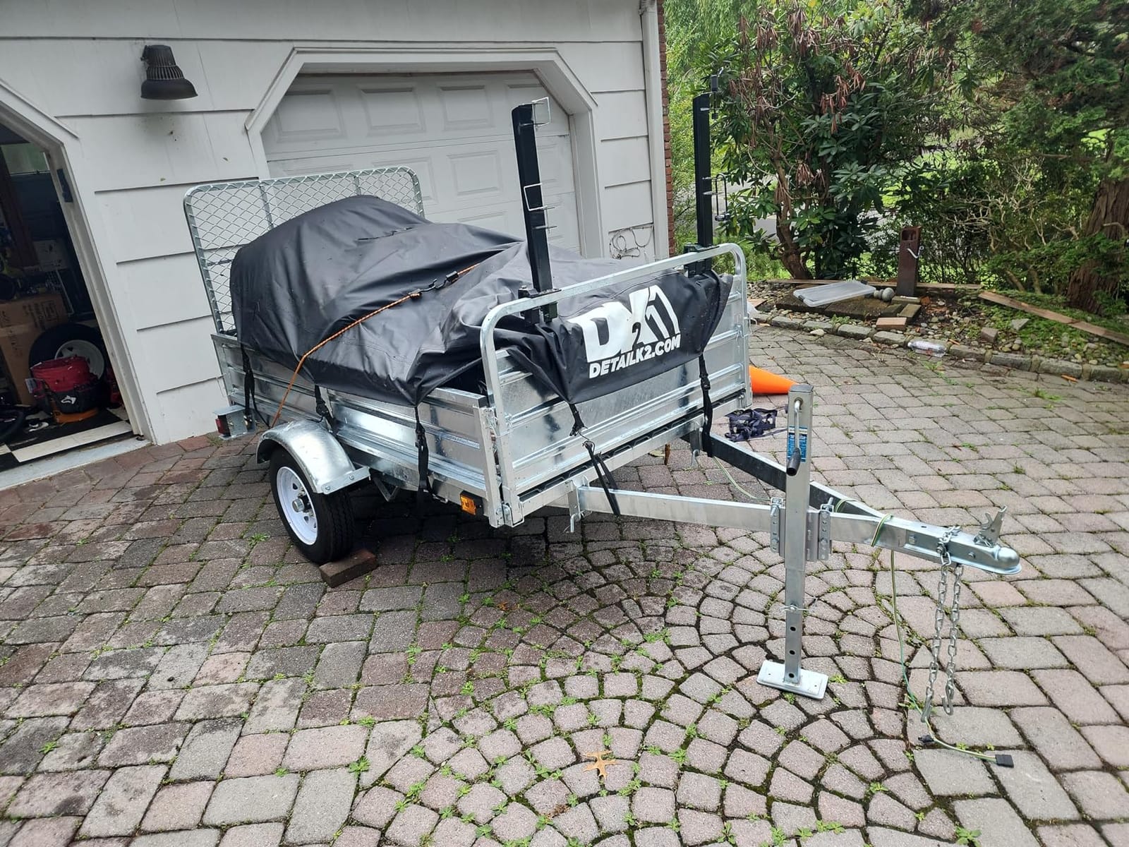 DK2 4.5 x 7.5 Galv Trailer (Drive-Up Gate Included), Load Capacity 1639 lb, Model# MMT5X7G-DUG customer photo 1