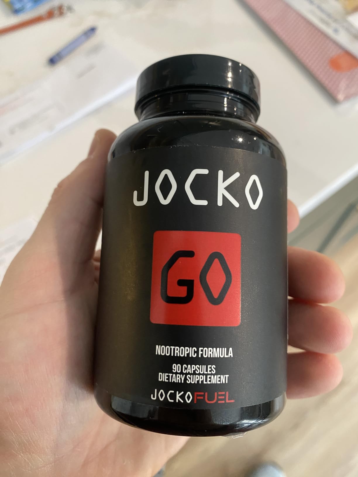 Jocko Fuel Brain Power Nootropics L Theanine Supplement | 30 Serving | With L-Carnitine, Alpha GPC & Natural Caffeine | Boosts Memory, Focus & Mood | Supports Daily Energy & Cognitive Performance customer photo 2
