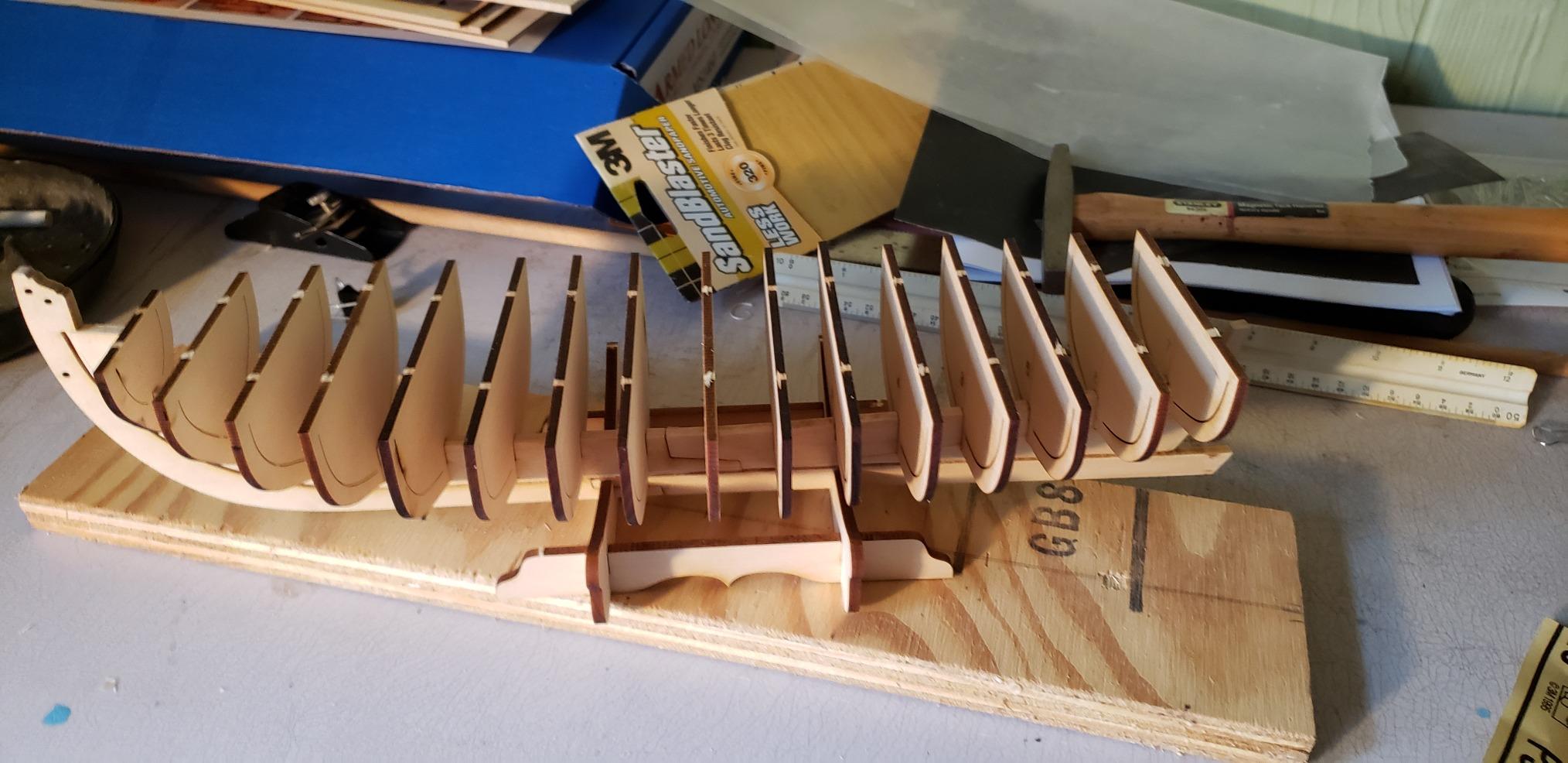 Model Shipways MS1460 18th Century Armed Longboat 1:24 Scale - Laser Cut Wood, Metal & Photo-Etched Brass Kit customer photo 2