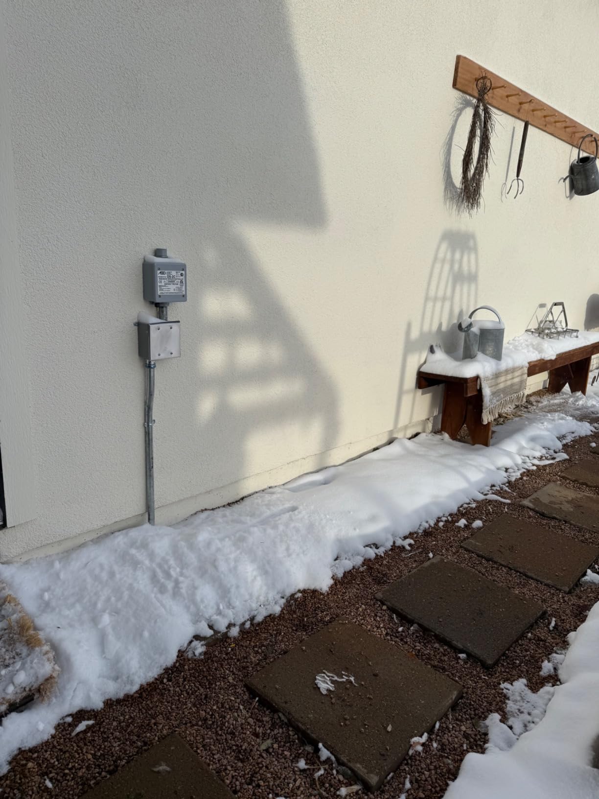 130 Sqft Embedded Heated Driveway System | 240V, 37 Watts per Sqft, Single-Circuit Heated Outdoor Snow Melting Mat w/Automatic Temperature/Moisture Activator customer photo 1