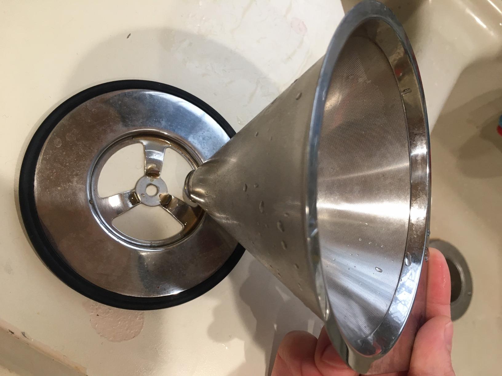 LHS Pour Over Coffee Dripper Stainless Steel Coffee Filter Metal Cone Filter Paperless Reusable Coffee Filter Single Cup Coffee Maker 1-2 Cup With Non-slip Cup Stand and Cleaning Brush customer photo 1