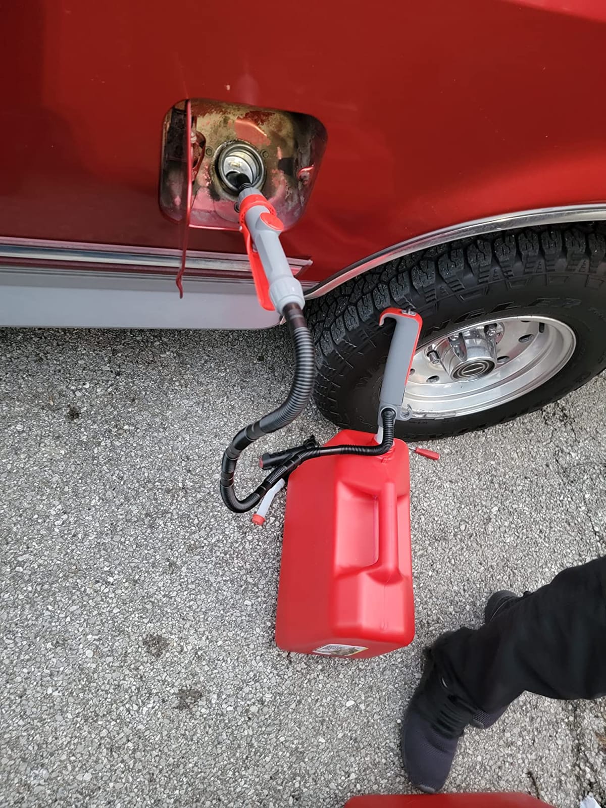 TERA PUMP Portable Battery Powered Multipurpose Gas Transfer Pump (2nd Gen) | 2.8 GAL/MIN, Quick Stop Nozzle customer photo 1