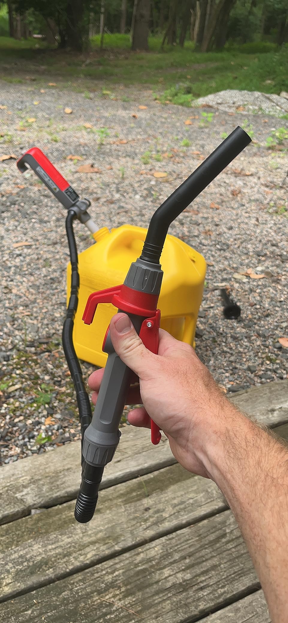 TERA PUMP Portable Battery Powered Multipurpose Gas Transfer Pump (2nd Gen) | 2.8 GAL/MIN, Quick Stop Nozzle customer photo 2