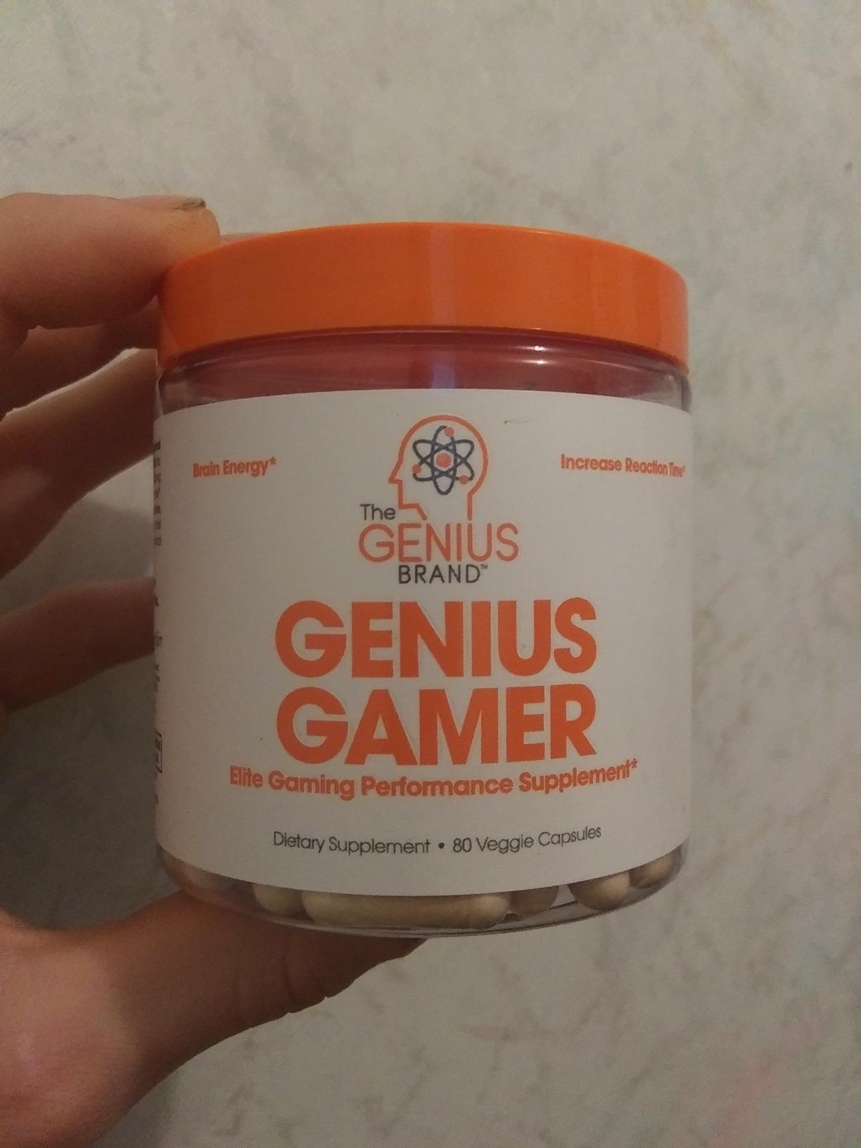 Genius Gamer Nootropic Gaming Focus Supplement, 80 Pills | Elite Nootropic Performance for Focus, Reaction Time and Concentration with Blue Light Support and Lutemax customer photo 1