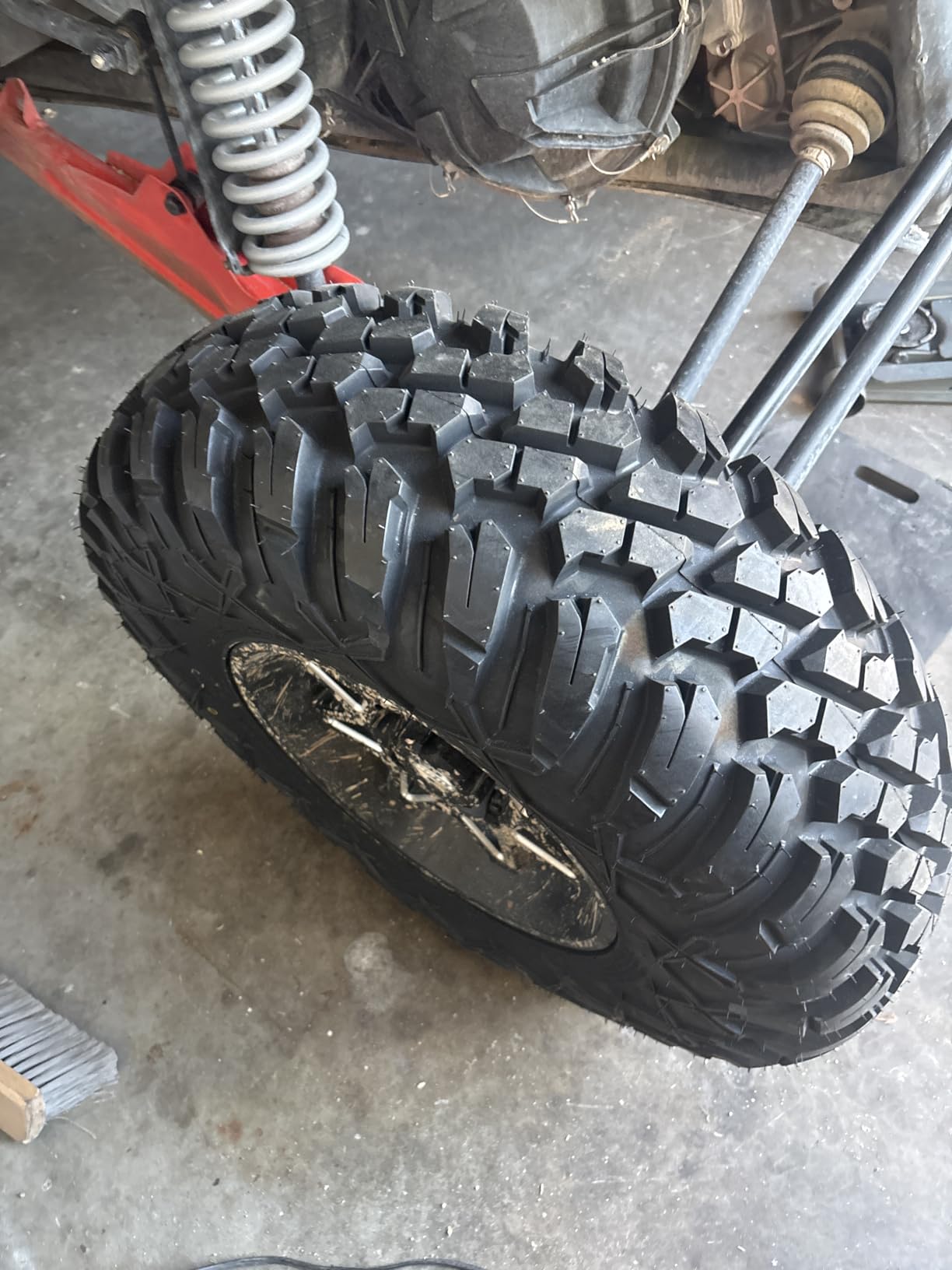 Tusk Terrabite Radial UTV/ATV Tire - 28x10-14 - Medium/Hard Terrain, 8-Ply Rated Radial Construction, 3/4