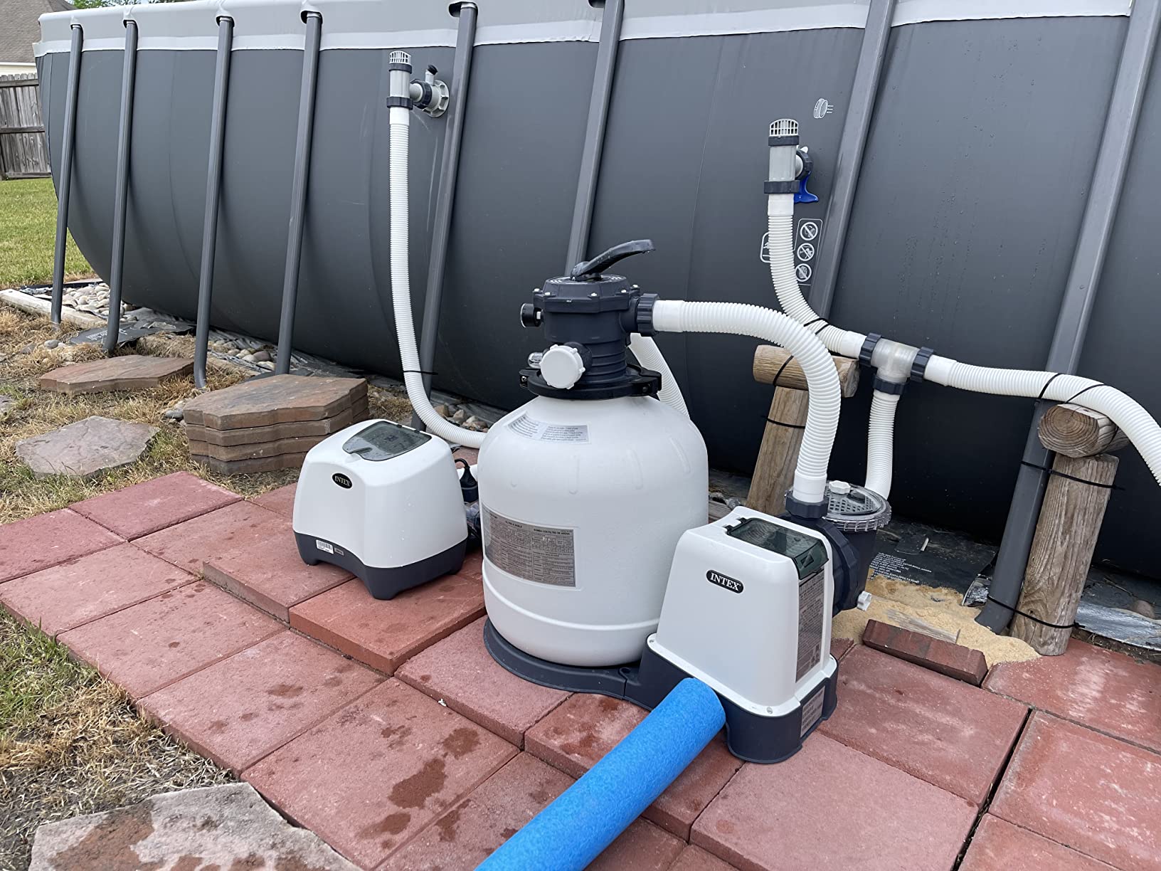 INTEX 26665EG QZ1100 Krystal Clear Saltwater System for up to 15000 Gallon Above Ground Pools customer photo 1