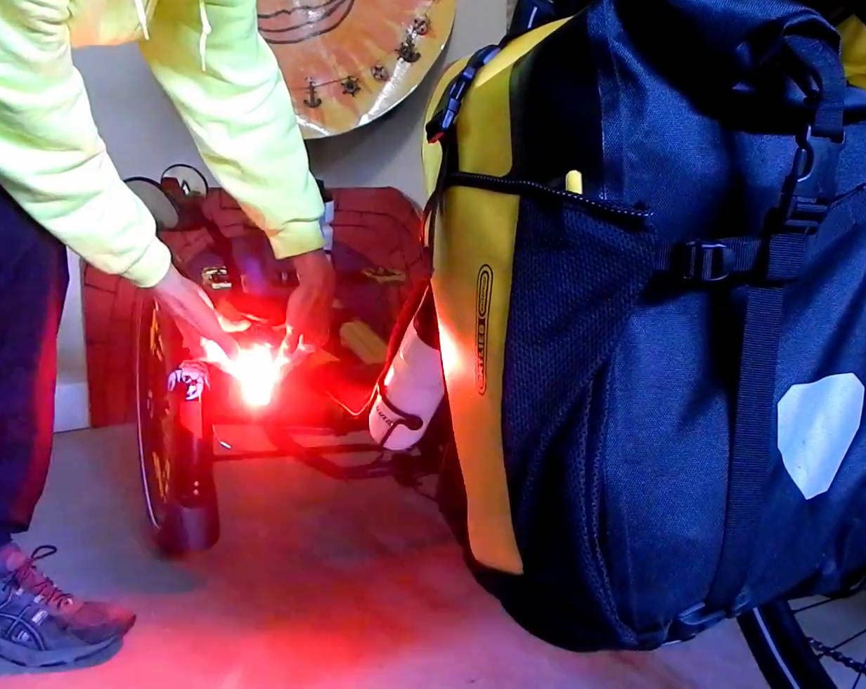 Bike Tail Light USB Rechargeable by Apace - Super Bright 100 Lumens LED Bicycle Rear Light Easily Clips on as a Red Taillight for Optimum Cycling Safety customer photo 2
