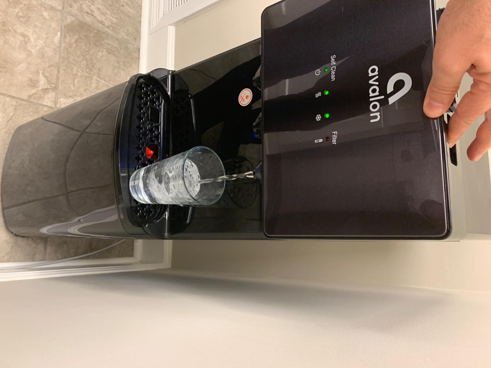 Avalon A5BLK Self Cleaning Bottleless Water Cooler Dispenser, UL, NSF Certified Filters, Black Stainless Steel, Full Size customer photo 1